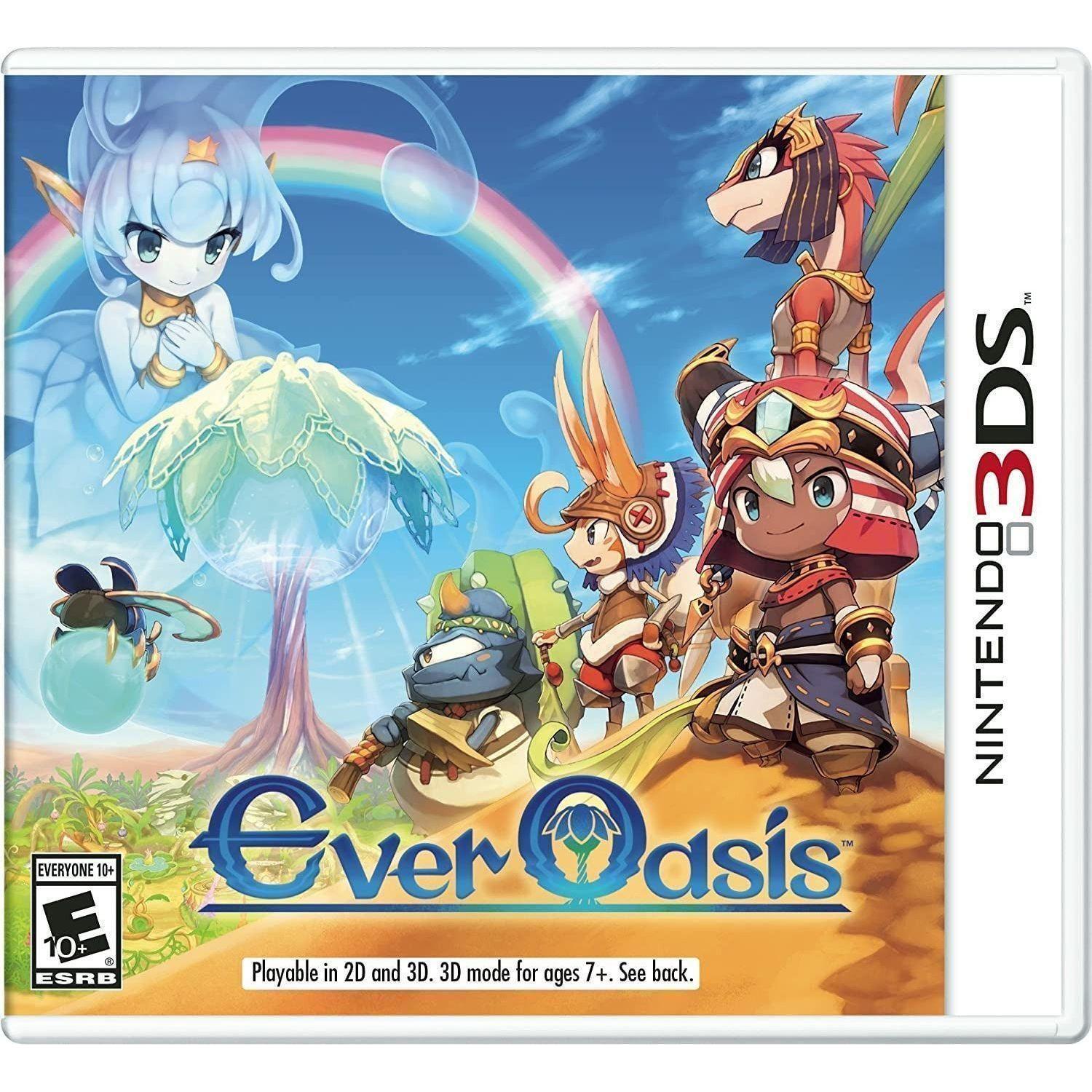 Ever Oasis for Nintendo 3DS - Complete In Case - Adventure RPG Game for Kids & Adults - Perfect for Travel & Home Gaming Entertainment