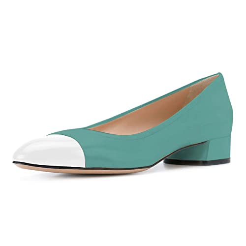 Turquoise and White