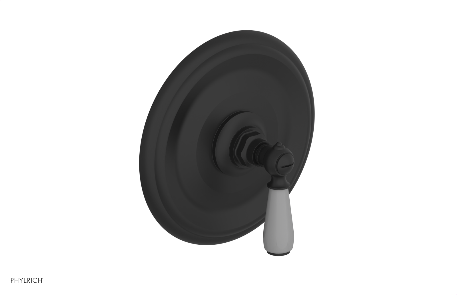 Jamestown Pressure Balance Shower Plate & Handle Trim with Grey Accents - 4