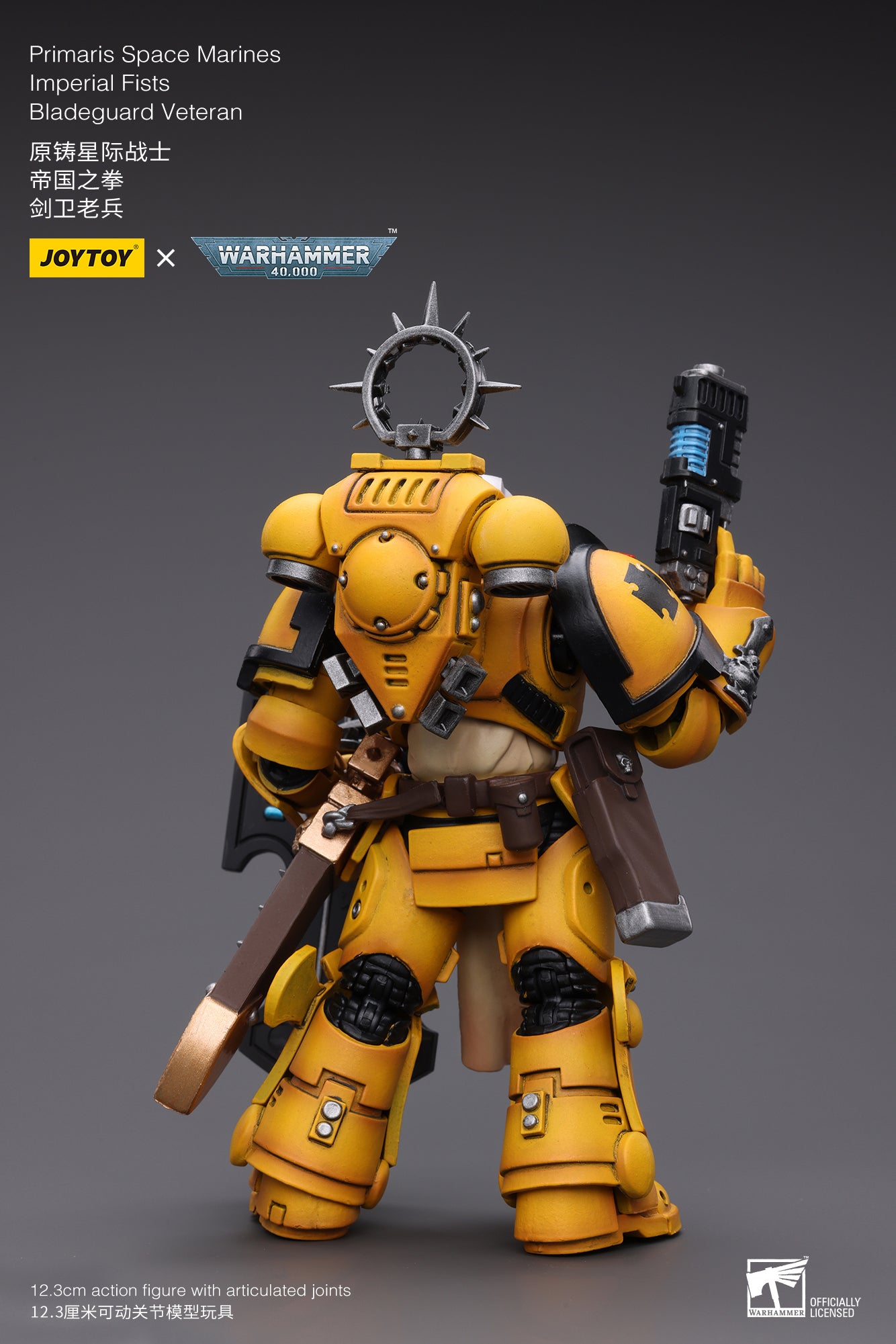 JOYTOY 1/18 Scale Warhammer 40K Primaris Space Marines Bladeguard Action Figure Set - Perfect for Collectors, Tabletop Gaming & Display