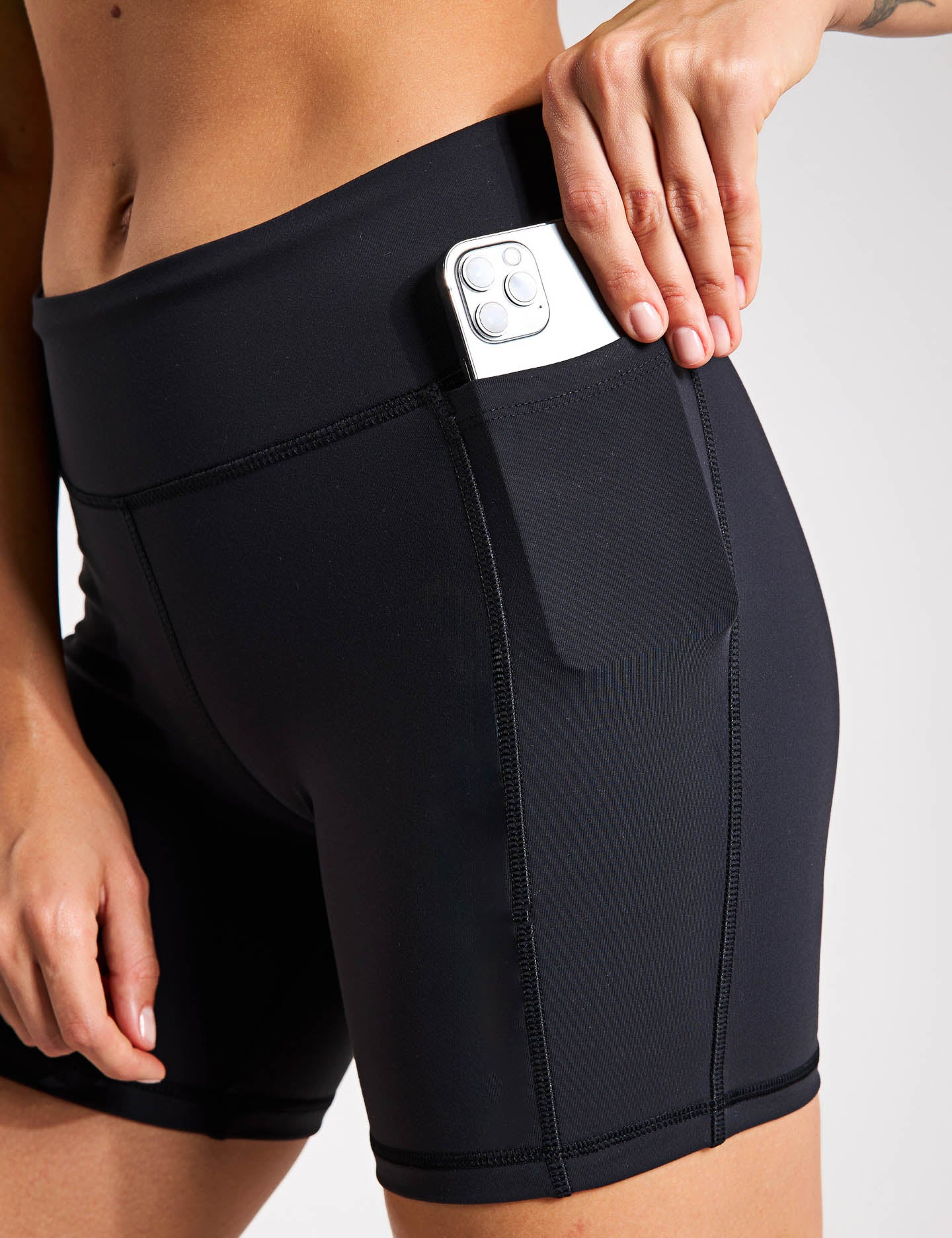 Sexy High Waisted Booty Shorts for Women - Black - Perfect for Gym, Yoga, and Summer Outfits
