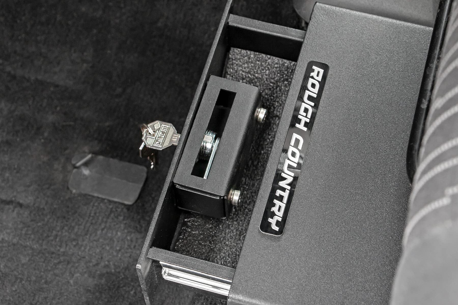 Jeep Wrangler JK (2007-2010) & Wrangler Unlimited (2007-2018) Under Seat Storage Box - Hidden Lockable Compartment for Valuables & Gear - Perfect for Off-Roading, Camping & Vehicle Security