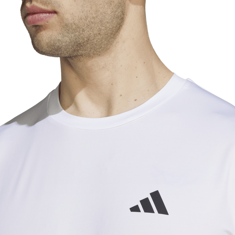 Adidas Train Essentials Stretch Men's Training T-Shirt - Moisture Wicking Workout Top for Gym, Running & Fitness Activities