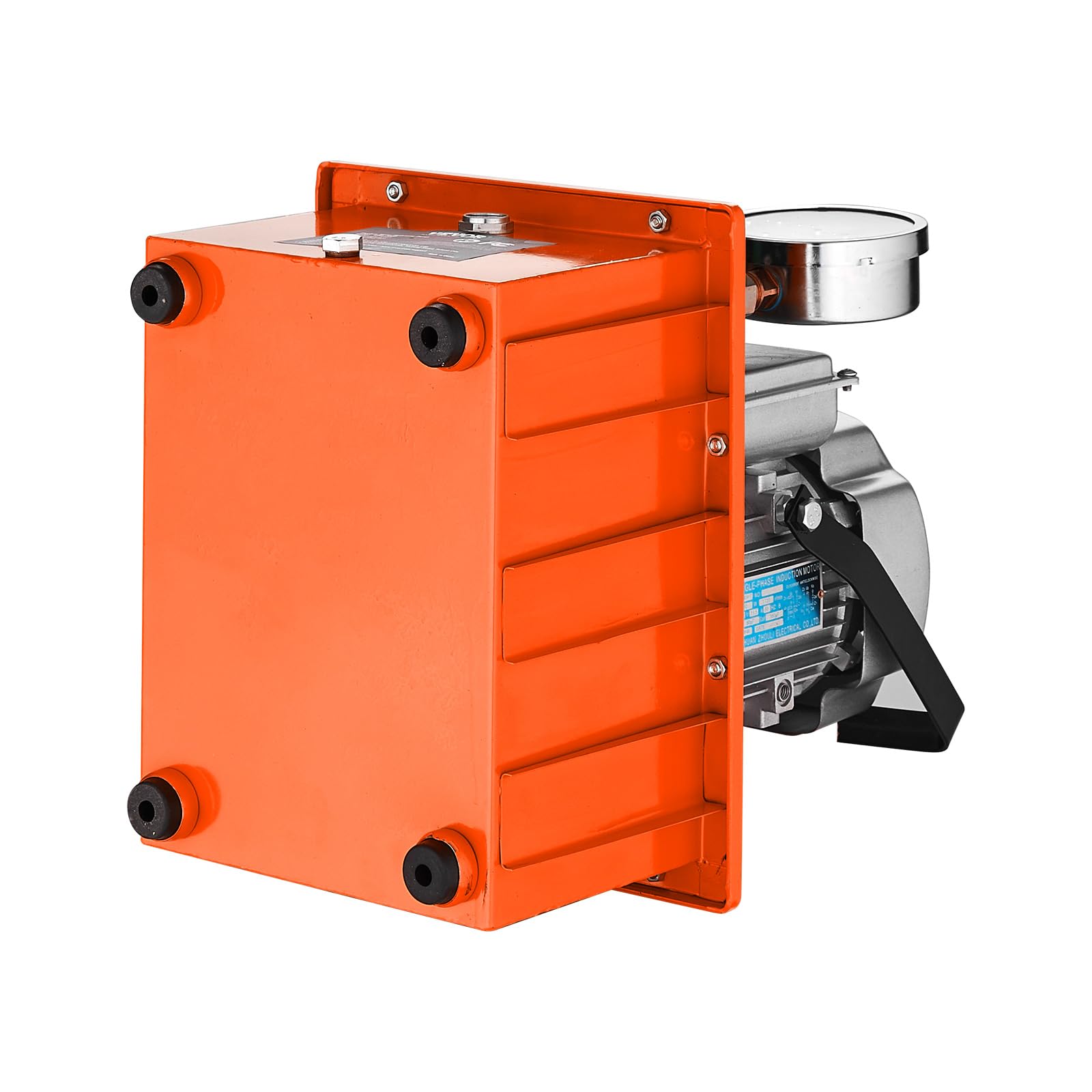 VEVOR 10000 PSI 750W 110V Electric Hydraulic Pump Power Pack Unit - 8L Capacity, Single Acting Solenoid Valve with Foot Pedal Switch - Ideal for Punching, Bending, Jack Machines & Heavy Duty Industrial Applications
