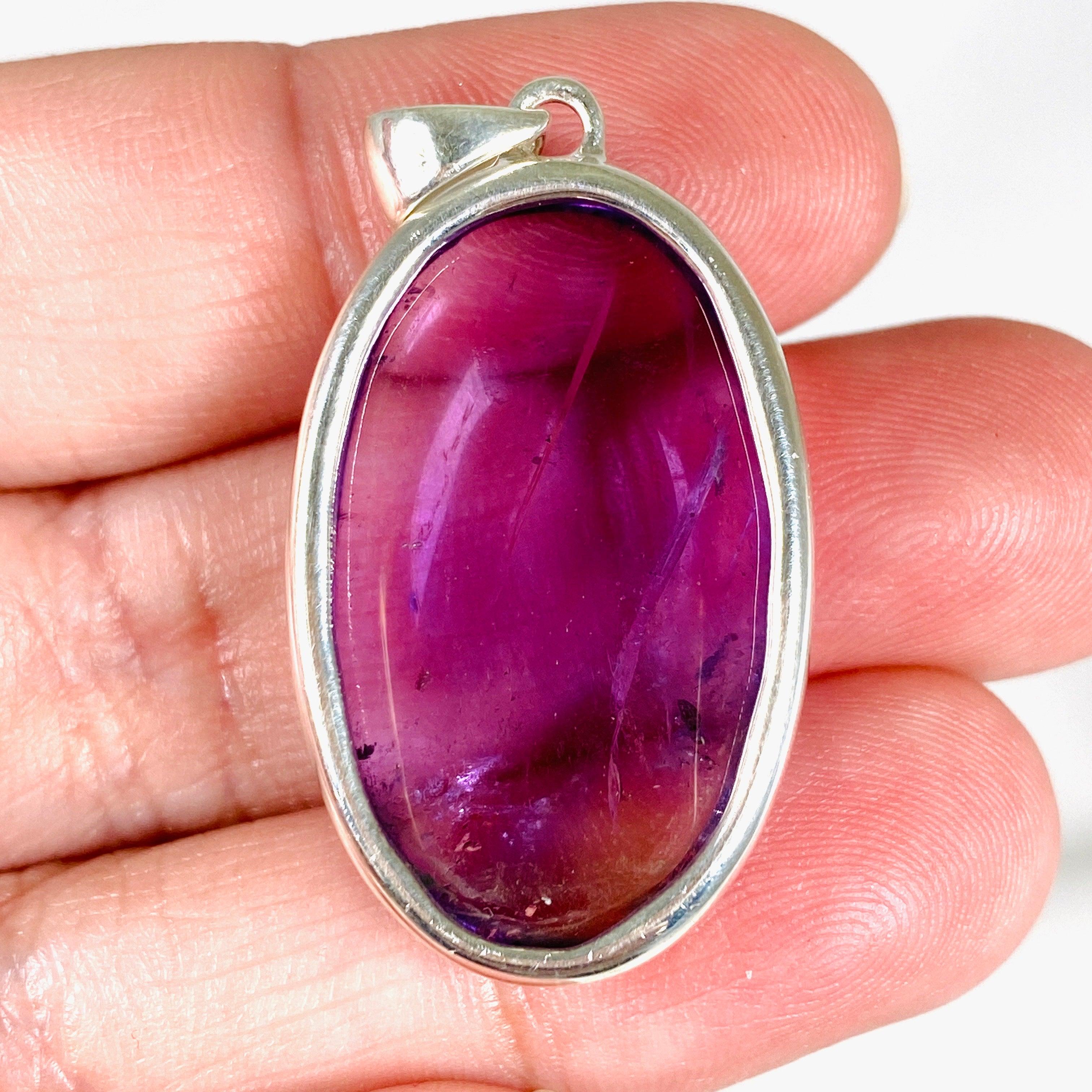 Natural Ametrine Oval Pendant Necklace - 925 Sterling Silver Jewelry for Women - Elegant Gift for Birthday, Anniversary & Special Occasions | Perfect for Evening Parties, Date Nights & Formal Events