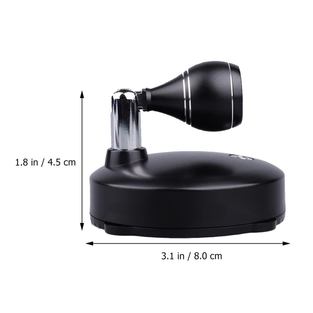 Uonlytech Rechargeable Wireless Spotlight - Battery Operated Rotating Accent Light for Paintings, Pictures & Wall Decor (Black) - Indoor/Outdoor Use for Home, Gallery & Event Lighting