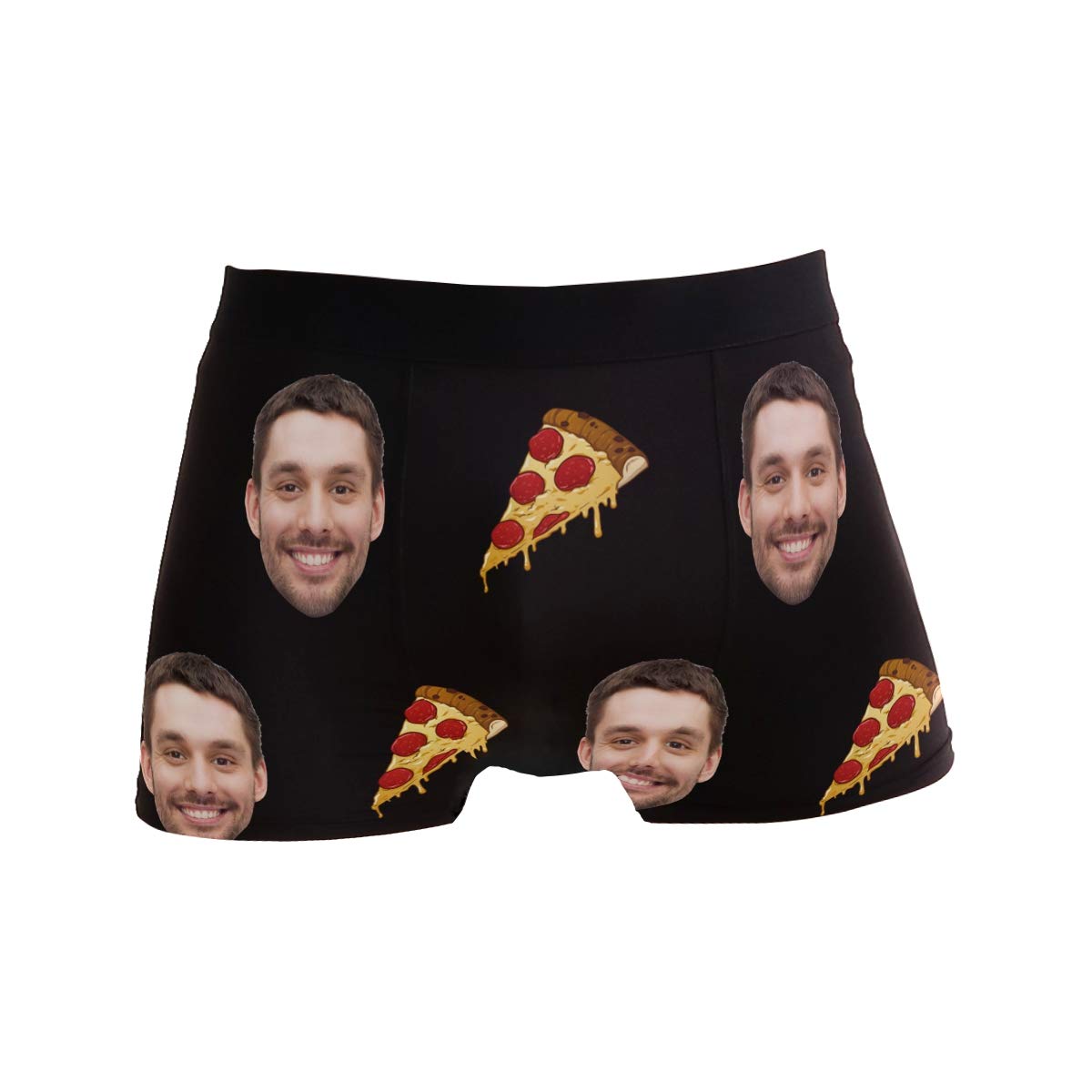 Funny Face Cotton Boxer Briefs for Men - Comfortable & Breathable Underwear for Daily Wear