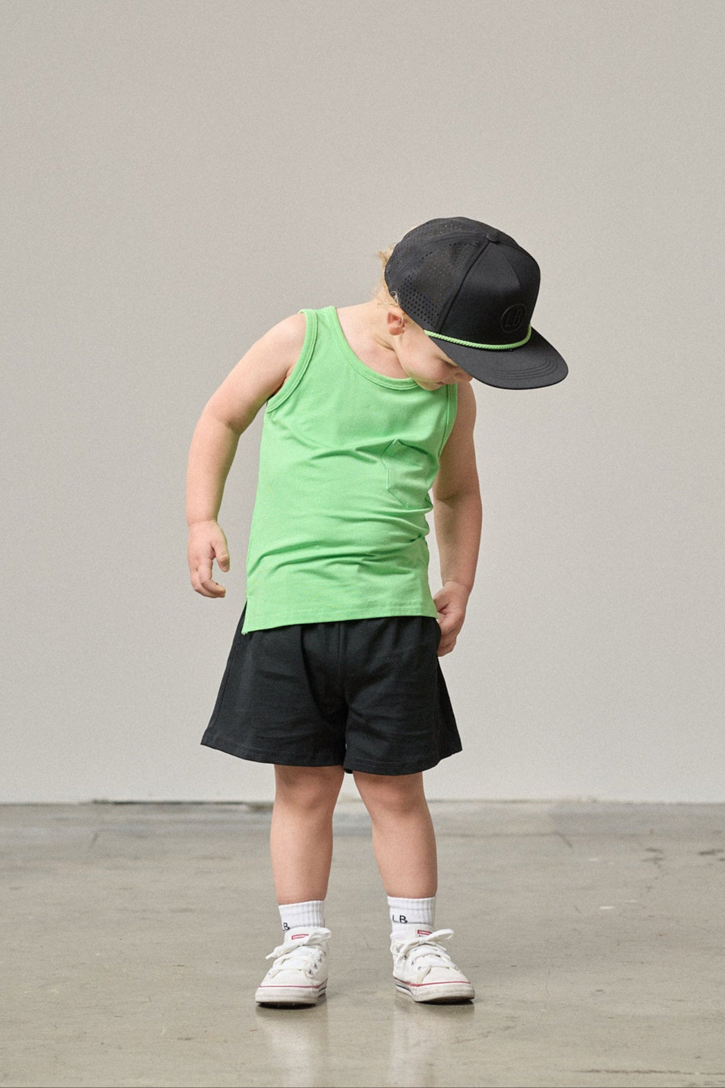 Neon Green Bamboo Pocket Tank Top - Women's Soft & Breathable Casual Shirt for Summer, Beach, and Everyday Wear
