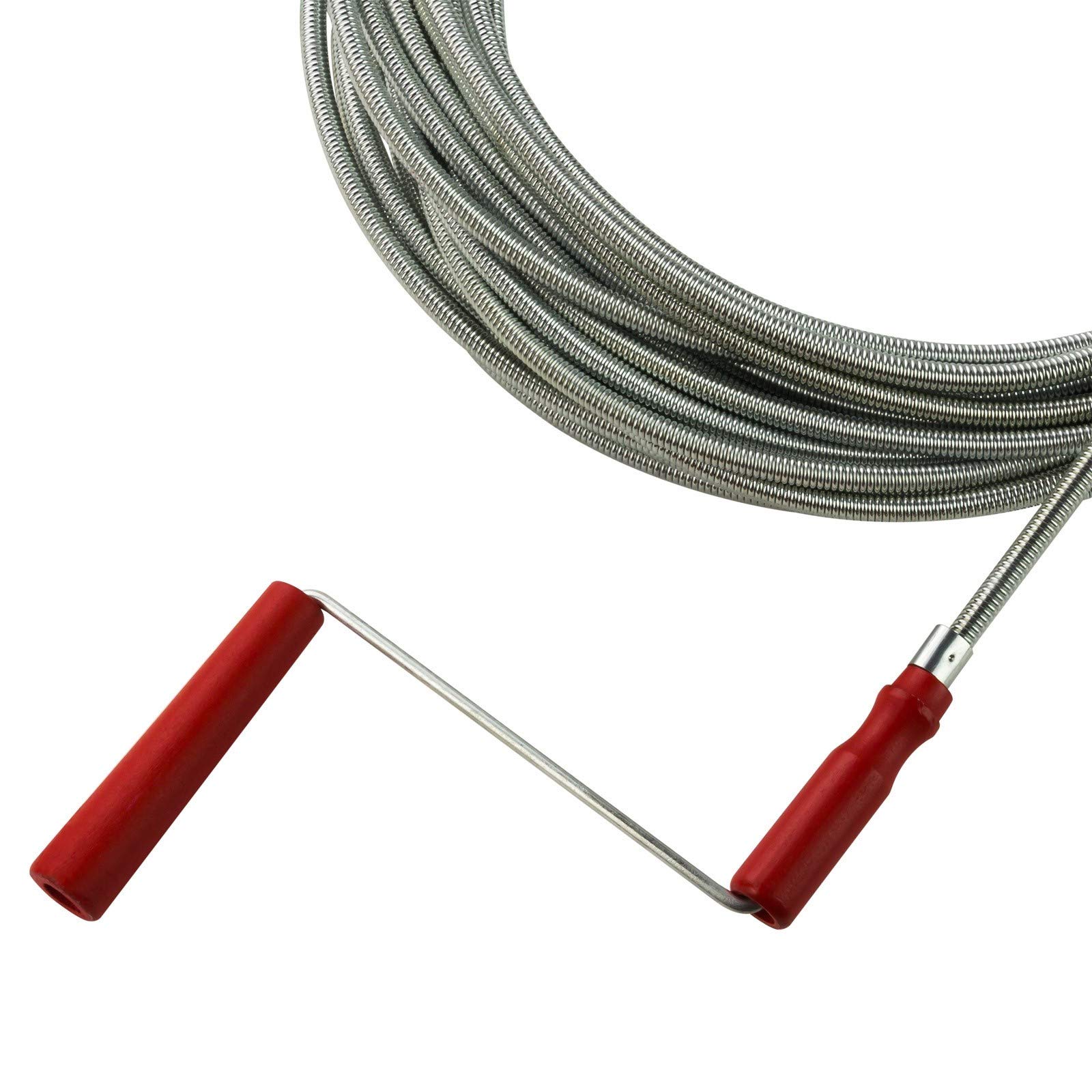 Professional 20m DEMA Pipe Cleaning Coil DRRS 20 - Flexible & Durable Drain Snake for Clogged Pipes, Effective Plumbing Tool for Toilets, Sinks, Showers - Perfect for Home, Hotel & Restaurant Maintenance
