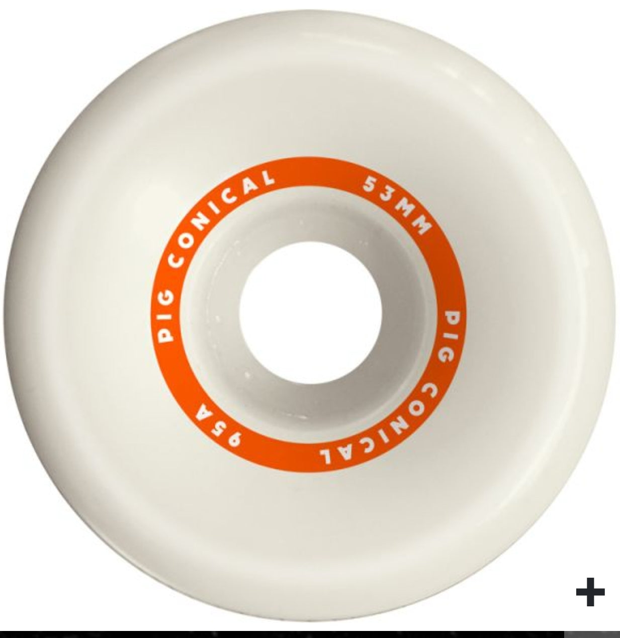 53mm 95a Natural Pig Wheels Conical Skateboard Wheels - Perfect for Street Skating and Smooth Rides