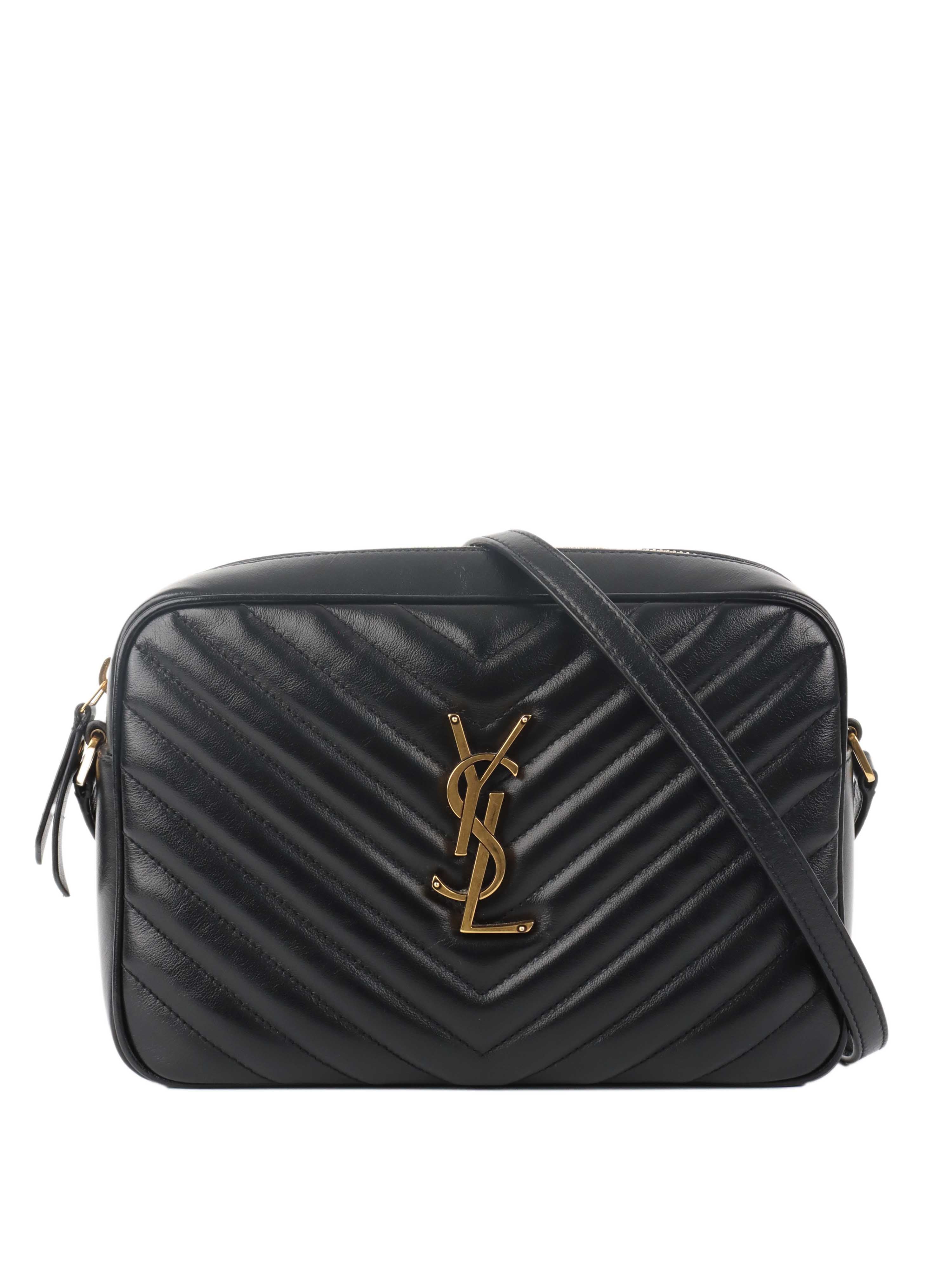 Saint Laurent Black Lou Camera Bag - Stylish Crossbody Bag for Women | Perfect for Travel, Parties & Everyday Use