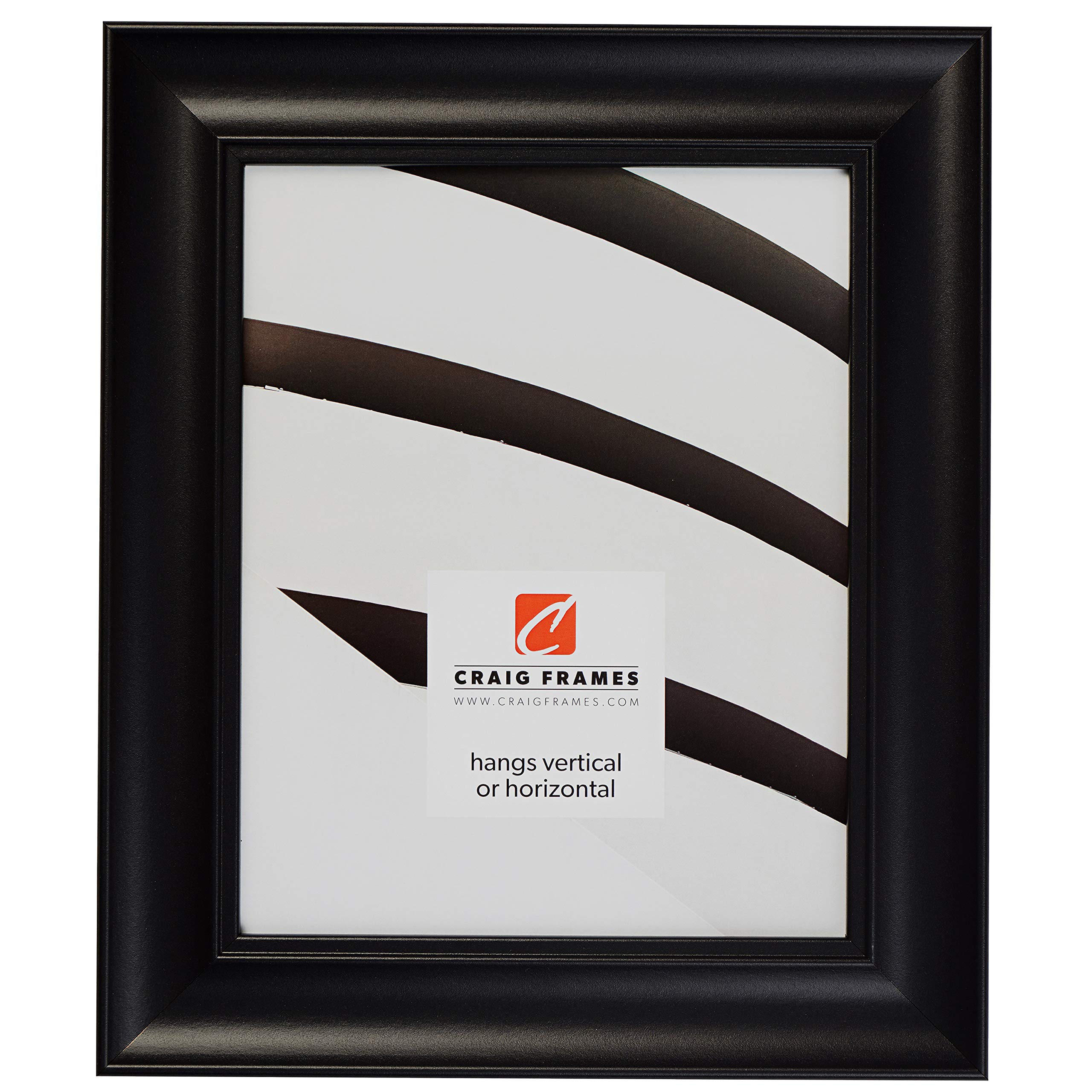 Vintage Revival Satin Black Picture Frame 24x24 Inch - Perfect for Wall Decor