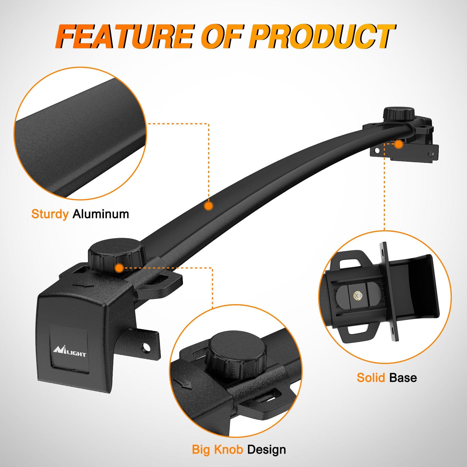 Heavy Duty Aluminum Roof Rack Cross Bars for Jeep Compass MP 2017-2021 | Universal Fit, Weatherproof Cargo Carrier | Perfect for Camping, Road Trips & Outdoor Adventures