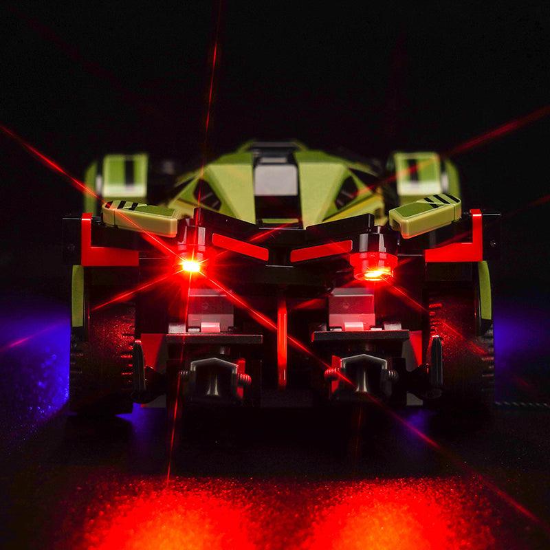 LEGO Speed Champions Lamborghini V12 Vision GT Super Car 76923 Light Kit - LED Building Block Lighting Set for Model Display, Night Showcase & Collector's Showpiece