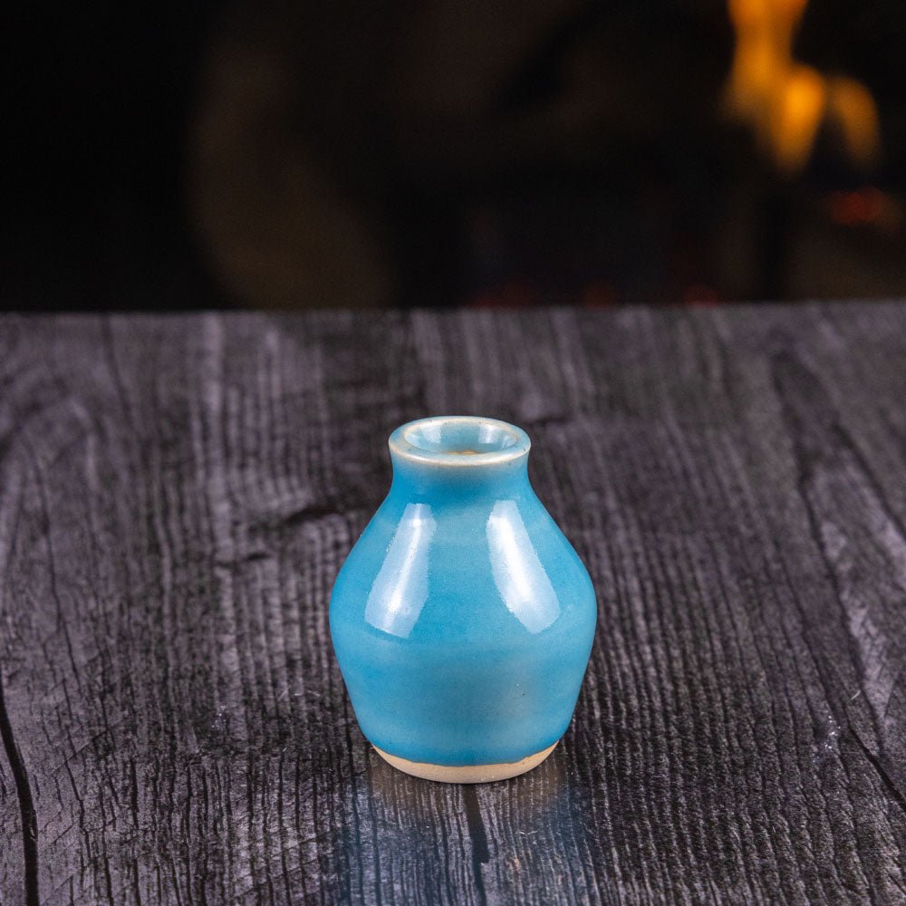 Miniature Stoneware Bud Vase - Small Pot #589 for Home Decor, Wedding Centerpieces & Floral Arrangements