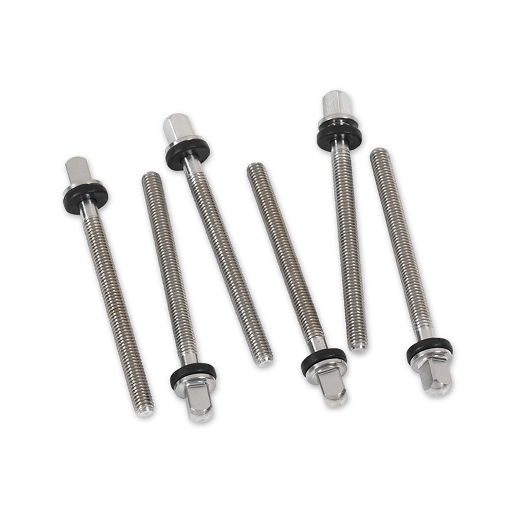 DWSM375S True Pitch Stainless Steel Tension Rod M5 x 0.8 Thread 4.37 Inch (6 Pack) - Perfect for Cabinet Hardware, Furniture Assembly, and DIY Projects