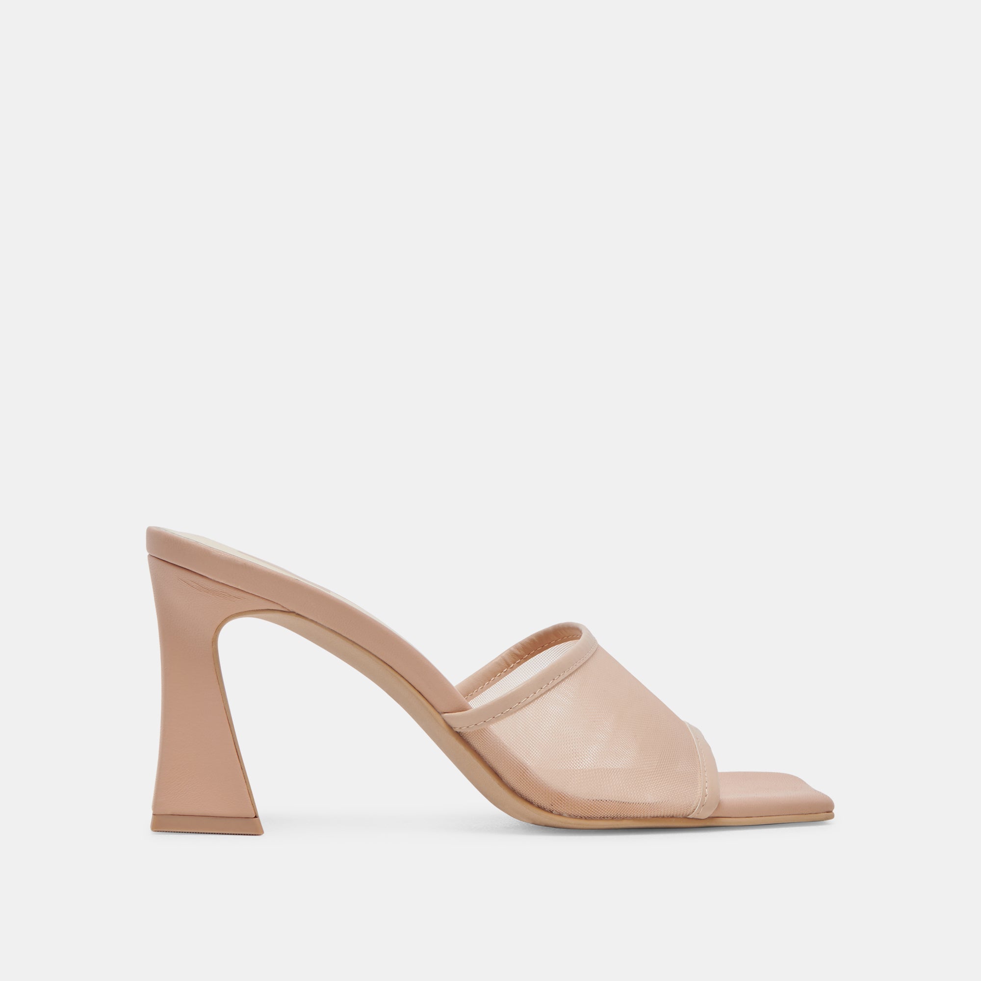 NARDA Women's Blush Mesh High Heels - Elegant Pointed Toe Stiletto Pumps for Parties, Weddings & Evening Events