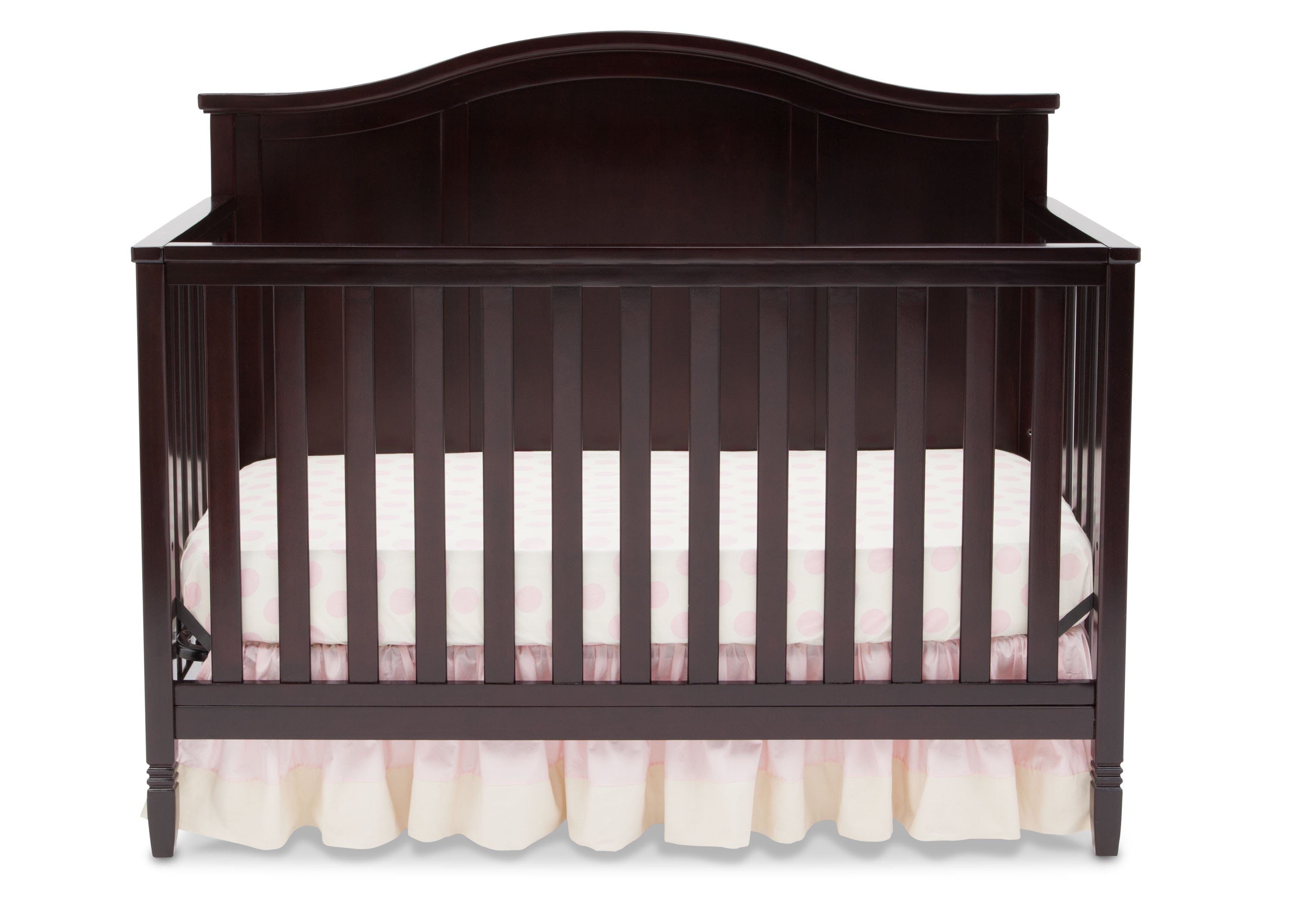 Maverick 4-in-1 Convertible Baby Crib with Toddler Bed, Daybed & Full-Size Bed Conversion - Perfect for Nursery, Kids Room & Growing Toddlers