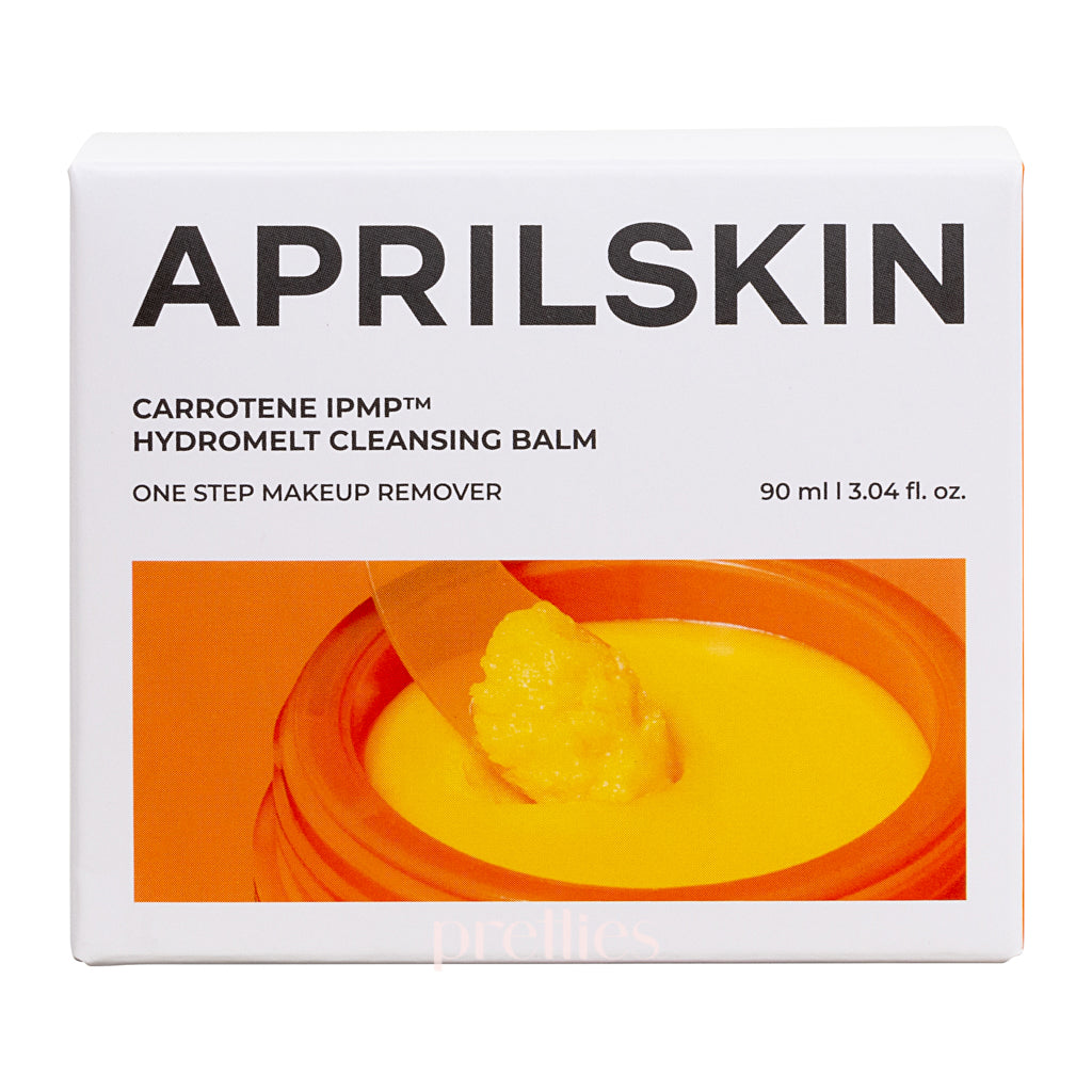 Aprilskin Carrotene IPMP Hydromelt Cleansing Balm 90ml - Gentle Makeup Remover & Deep Pore Cleanser for Dry & Sensitive Skin | Perfect for Daily Skincare Routine & Travel Essentials