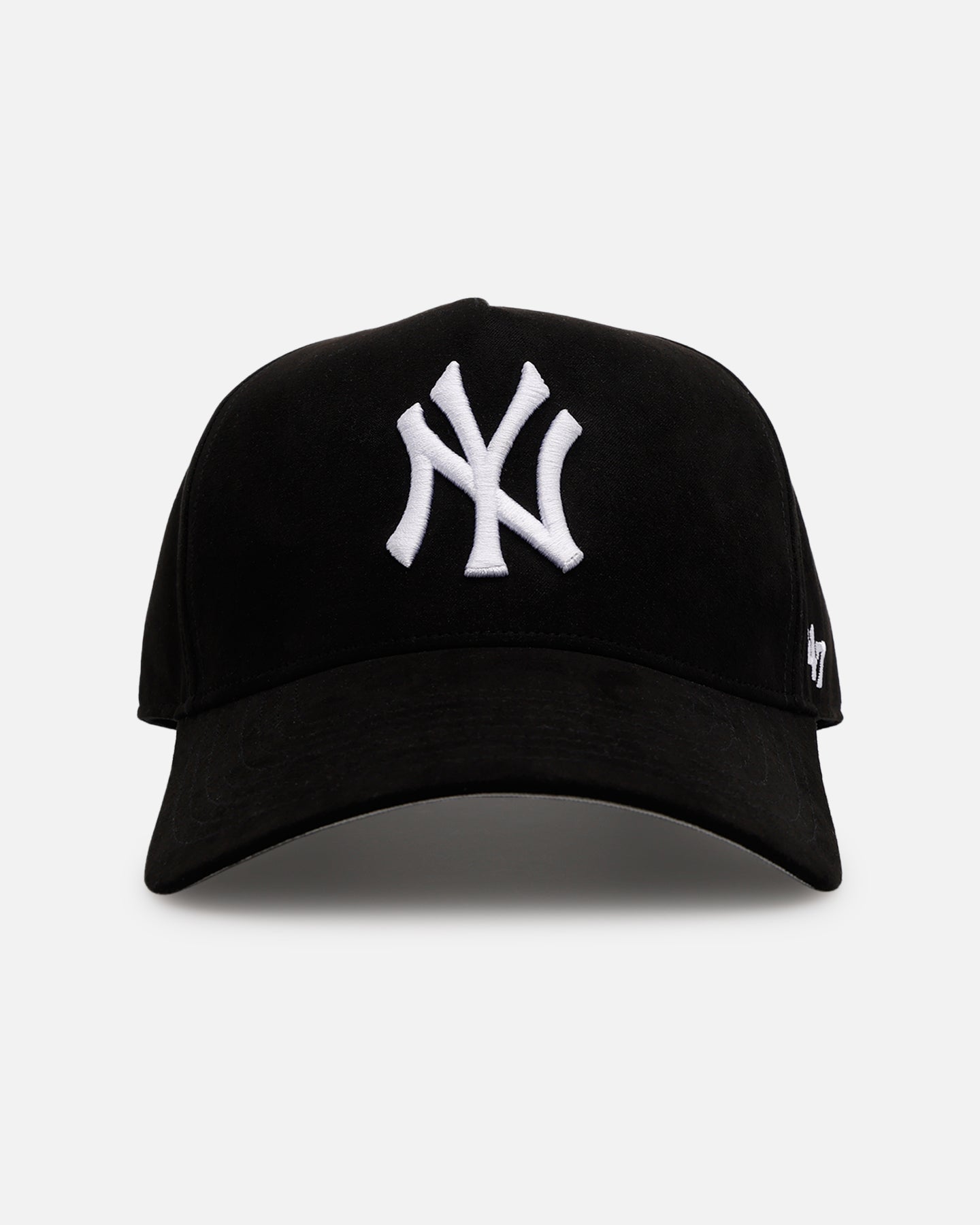 New York Yankees 'Ultrasuede' 47 MVP Strapback Hat - Black/White Adjustable Baseball Cap for Men & Women - Perfect for Games, Fan Gear & Streetwear Fashion
