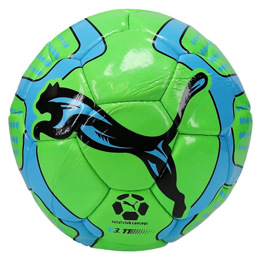 PUMA Men's TCC Ball Soccer Cleats - Green | Lightweight Football Shoes for Artificial Grass & Turf | Perfect for Training, Matches & Outdoor Sports