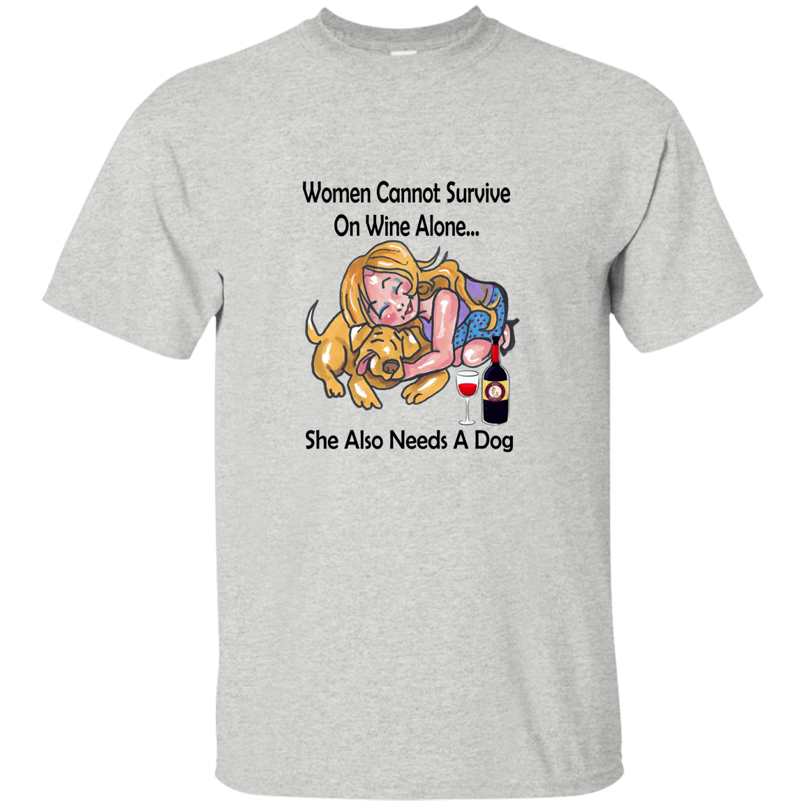 WineyBitches.co Women's Funny Wine Lover T-Shirt - Black Lettering Graphic Tee for Wine Enthusiasts, Girls Night Out & Casual Wear