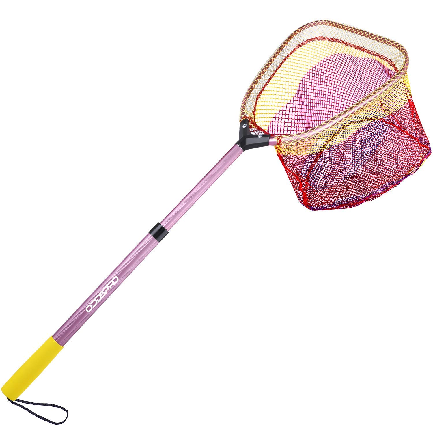 ODDSPRO Kids Fishing Pole and Net Set - Adjustable Telescopic Fishing Rod with Toy Fish for Children - Perfect for Outdoor, Beach, and Backyard Fishing Fun