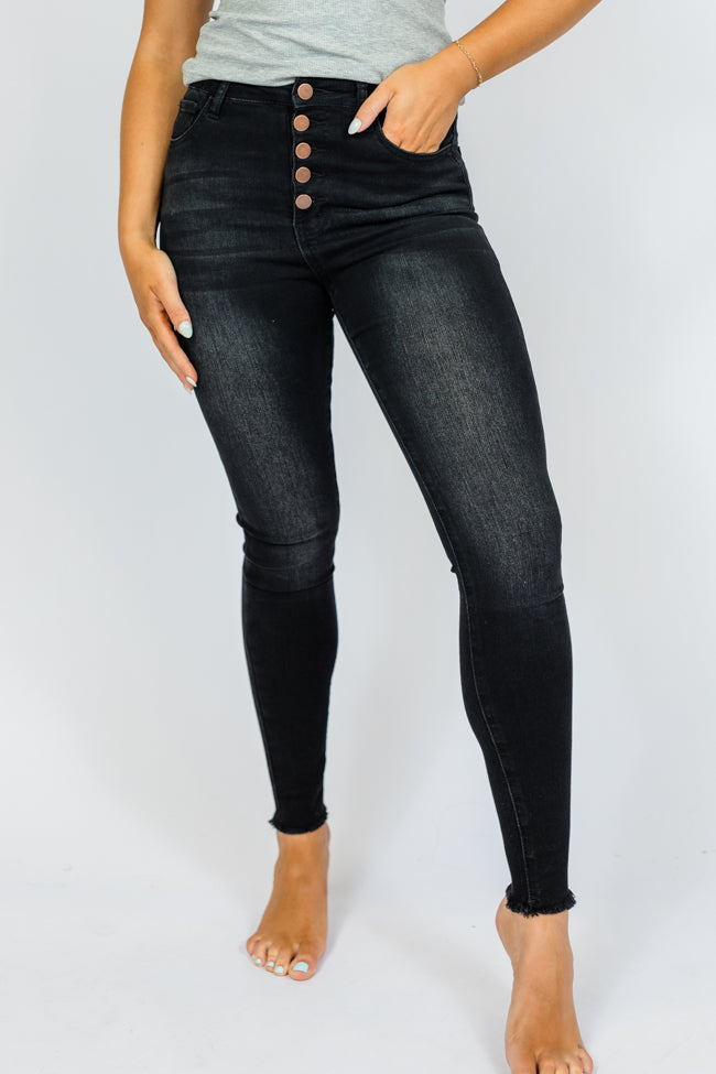 Chelsie Black Skinny Jeans for Women - High Waisted Stretch Denim Pants, Slim Fit Trousers (Final Sale) | Perfect for Casual Wear, Night Out & Everyday Fashion
