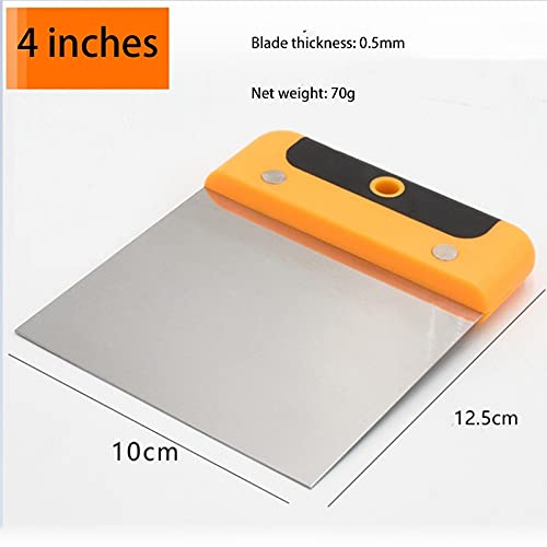 Stainless Steel Paint Scraper - Professional Drywall & Plaster Spatula for Wall Repair, Painting & Decoration - Perfect for DIY Home Improvement & Wall Texture Projects