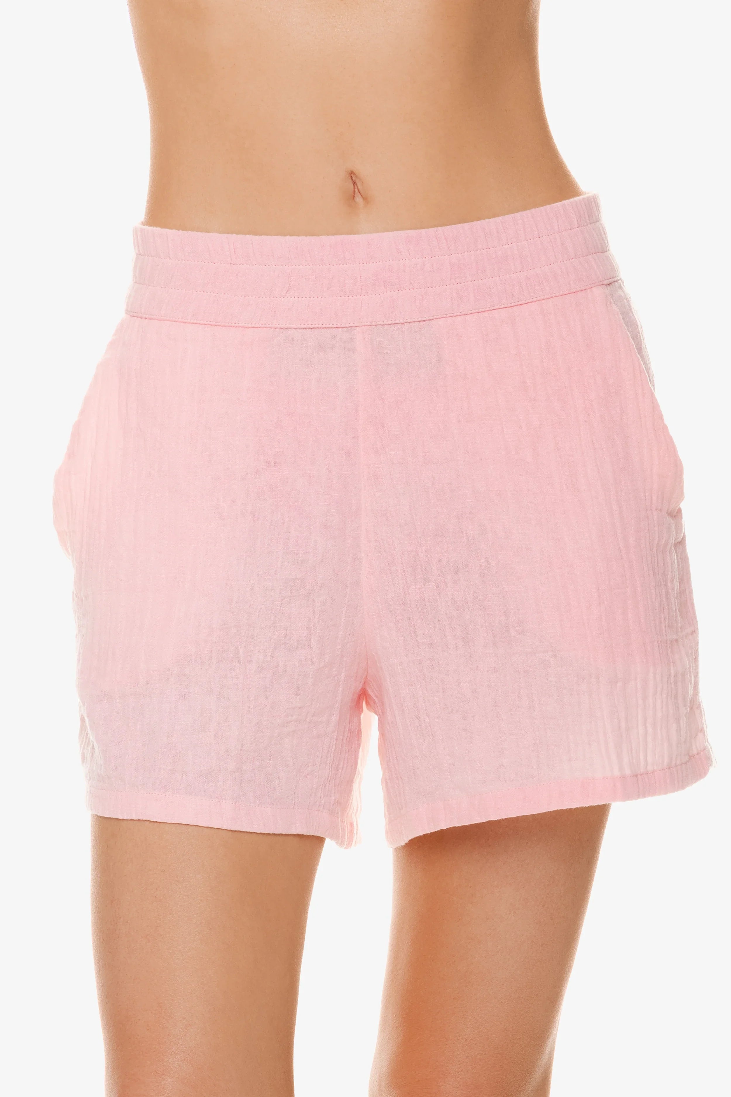Island Shorts for Women | Shell Pink Color | Perfect for Beach Vacations, Summer Outings & Casual Wear