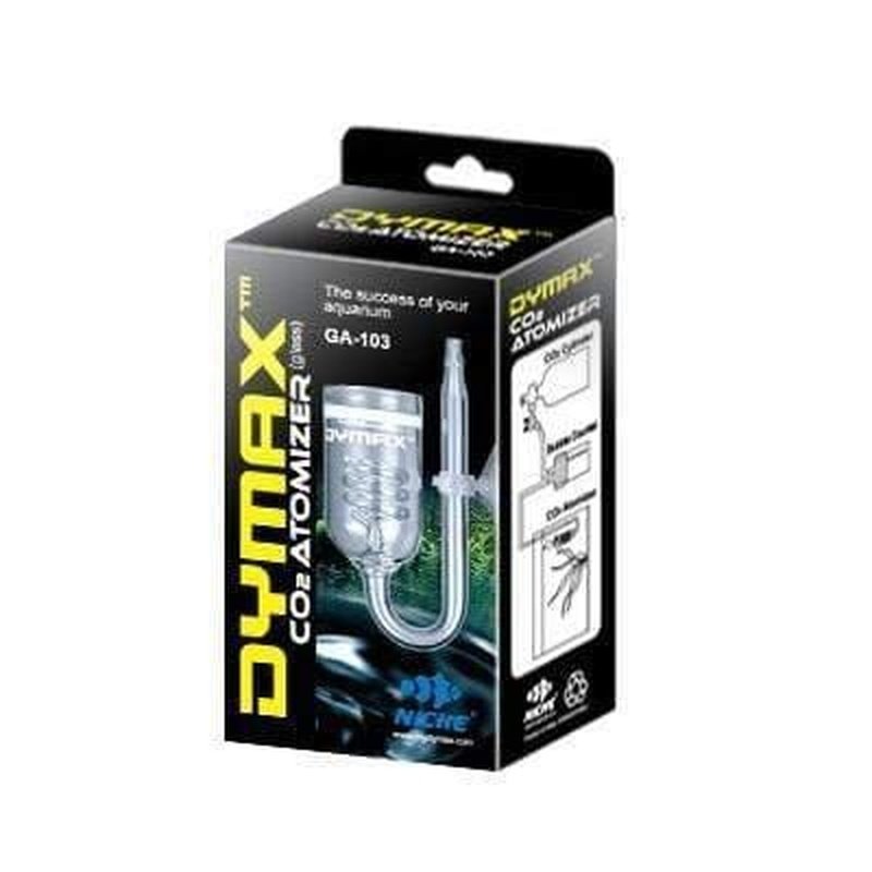 Dymax CO2 Atomizer Glass GA 103 - 28mm Diameter for Aquarium Plants - Perfect for Freshwater Fish Tanks & Aquatic Plant Growth
