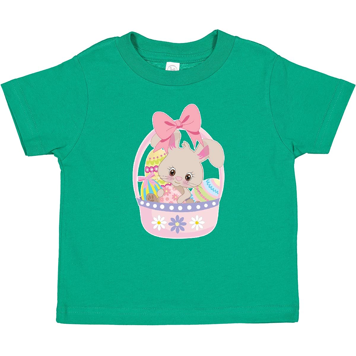 Easter Bunny Baby T-Shirt with Basket - Cute Easter Outfit