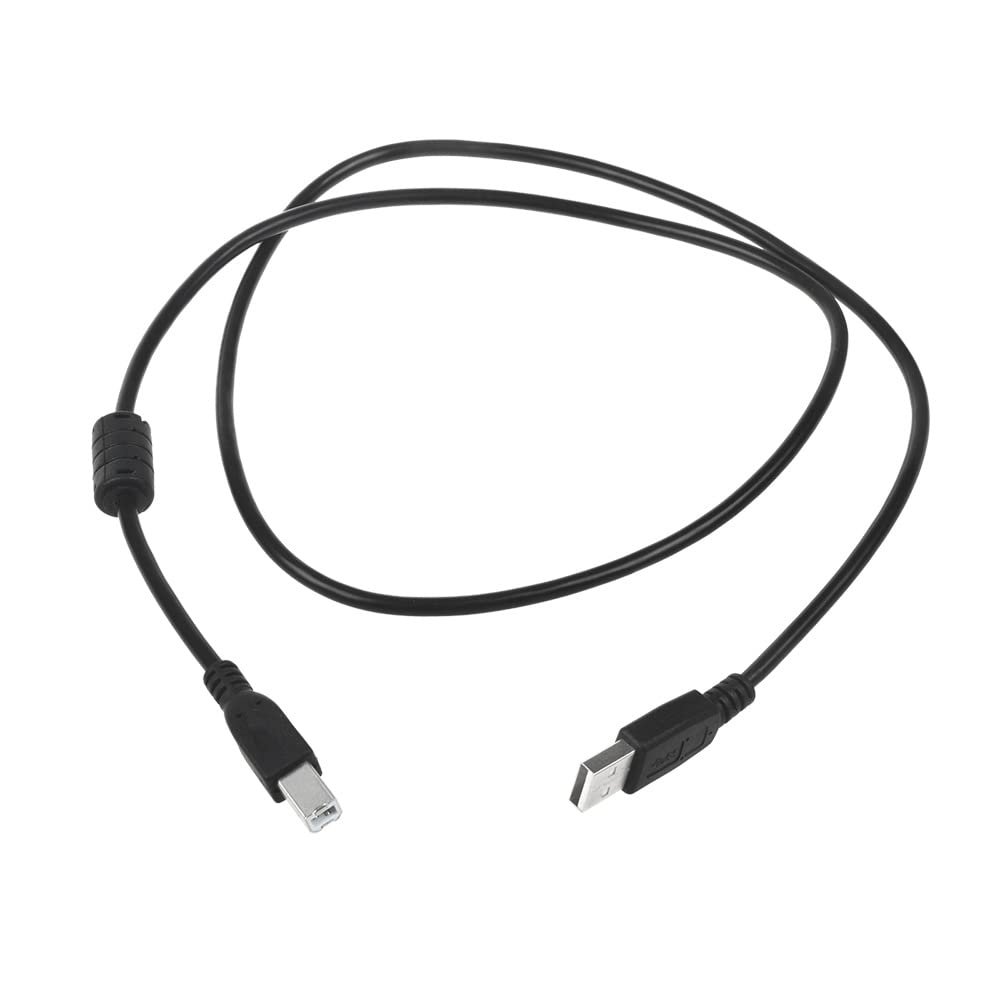 3.3ft USB Cable for Fargo Persona C30 C30e DTC1000 ID Card Printer - Replacement Thermal Printer Cord for Photo ID Badge Printing (Office, School, Business Security Use)