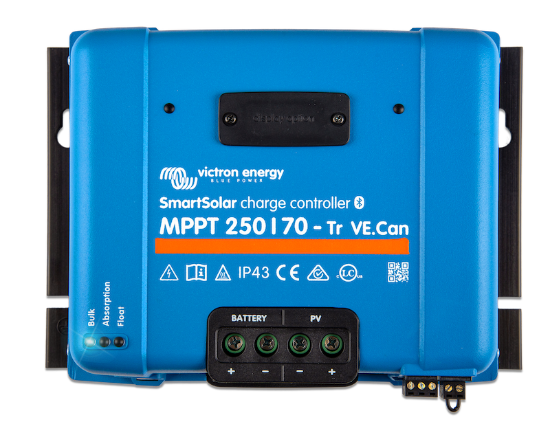 SmartSolar MPPT 250/70 Tr VE.CAN Solar Charge Controller (12/24/48V 70A) - High Efficiency Solar Panel Regulator for RV, Marine, Off-Grid & Home Solar Systems