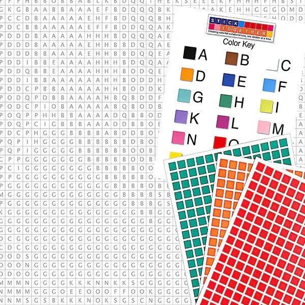 Llama Mosaic Sticker Art Kit - 36