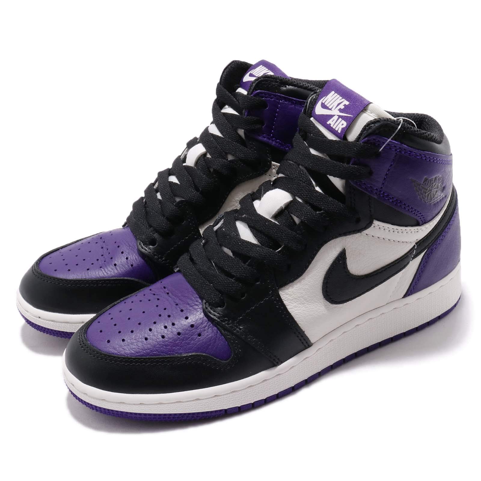 Nike Air Jordan 1 Retro GS Basketball Shoes - Authentic Sneakers for Kids & Teens - Perfect for Streetwear, Basketball Games & Casual Fashion