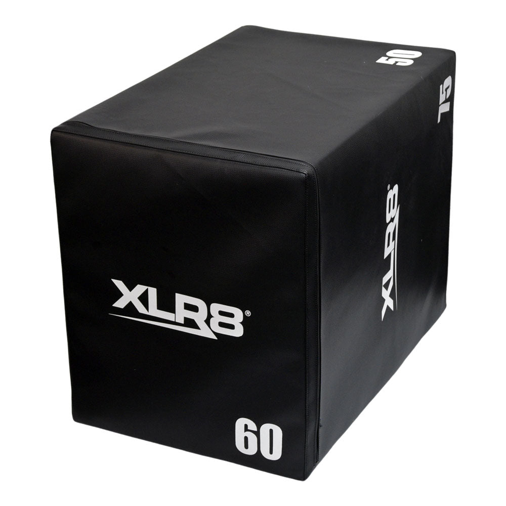XLR8 3-in-1 Soft Plyo Box - Adjustable Jump Box for CrossFit, Home Gym & Functional Training - Perfect for Plyometrics, Step-Ups & Box Jumps