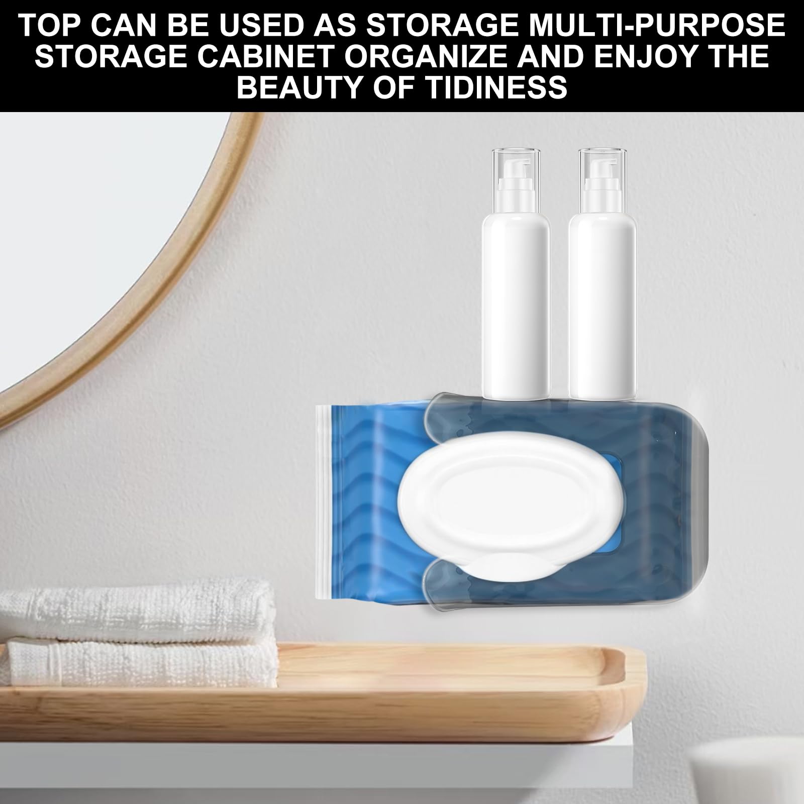 **Flushable Wipes Dispenser for Cottonelle - Clear Wall-Mounted Bathroom & Kitchen Wipe Holder (2-Pack) - Perfect for Toilet, Baby Changing & Travel**