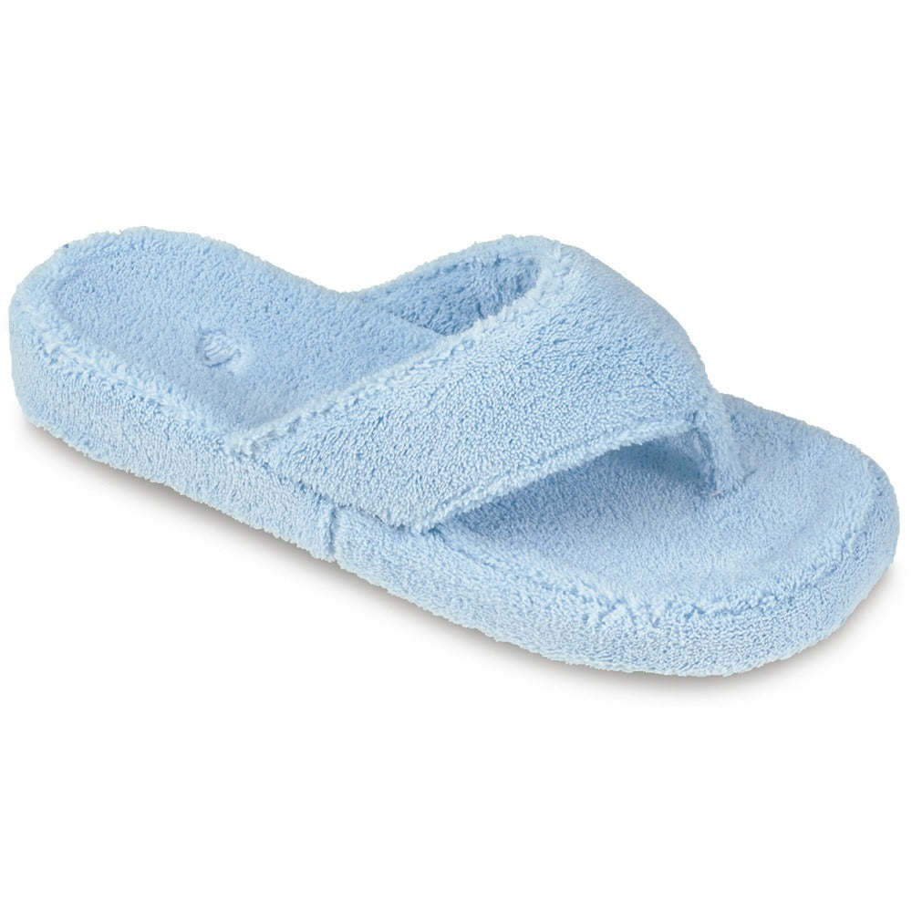 Comfortable Women's Spa Flip Flop Slippers - Soft Memory Foam Sandals for Relaxation at Home, Beach & Poolside Use