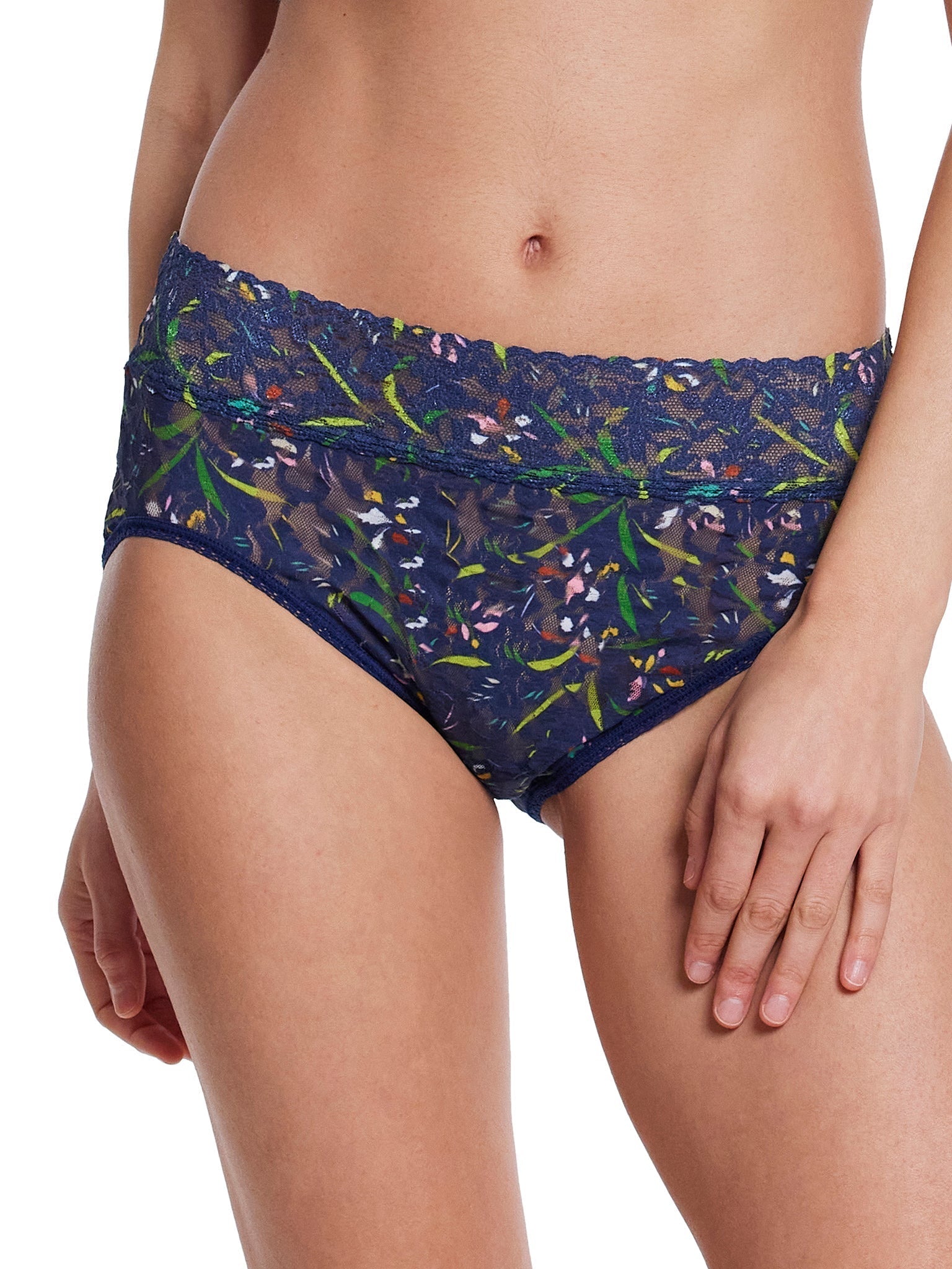 Printed Signature Lace® French Brief - Elegant Women's Underwear for Comfort & Style | Perfect for Everyday Wear, Special Occasions & Bridal Lingerie