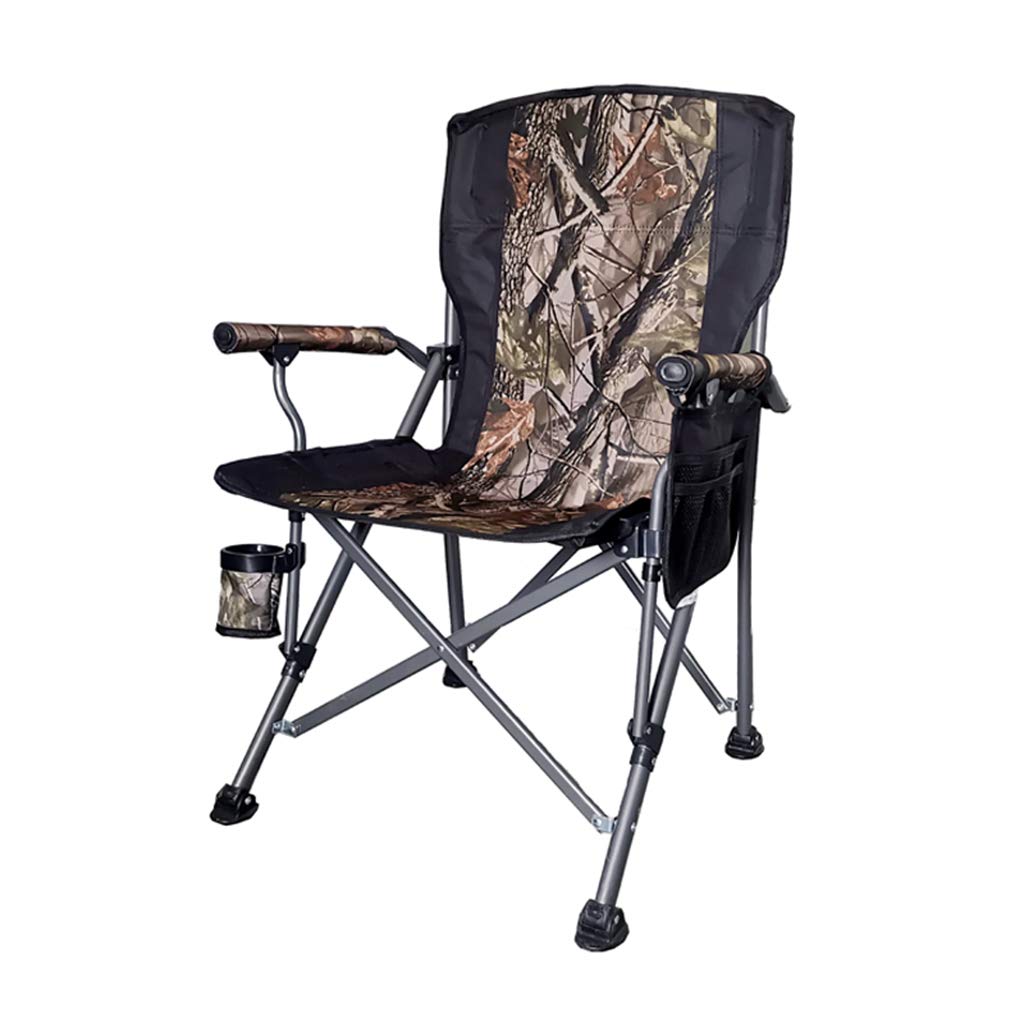 **Portable Folding Camping Chair with Cup Holder - 600D Oxford Cloth, Heavy-Duty Steel Frame & Rotating Feet - Lightweight & Strong for Outdoor, Beach, Picnic, BBQ, and Travel**