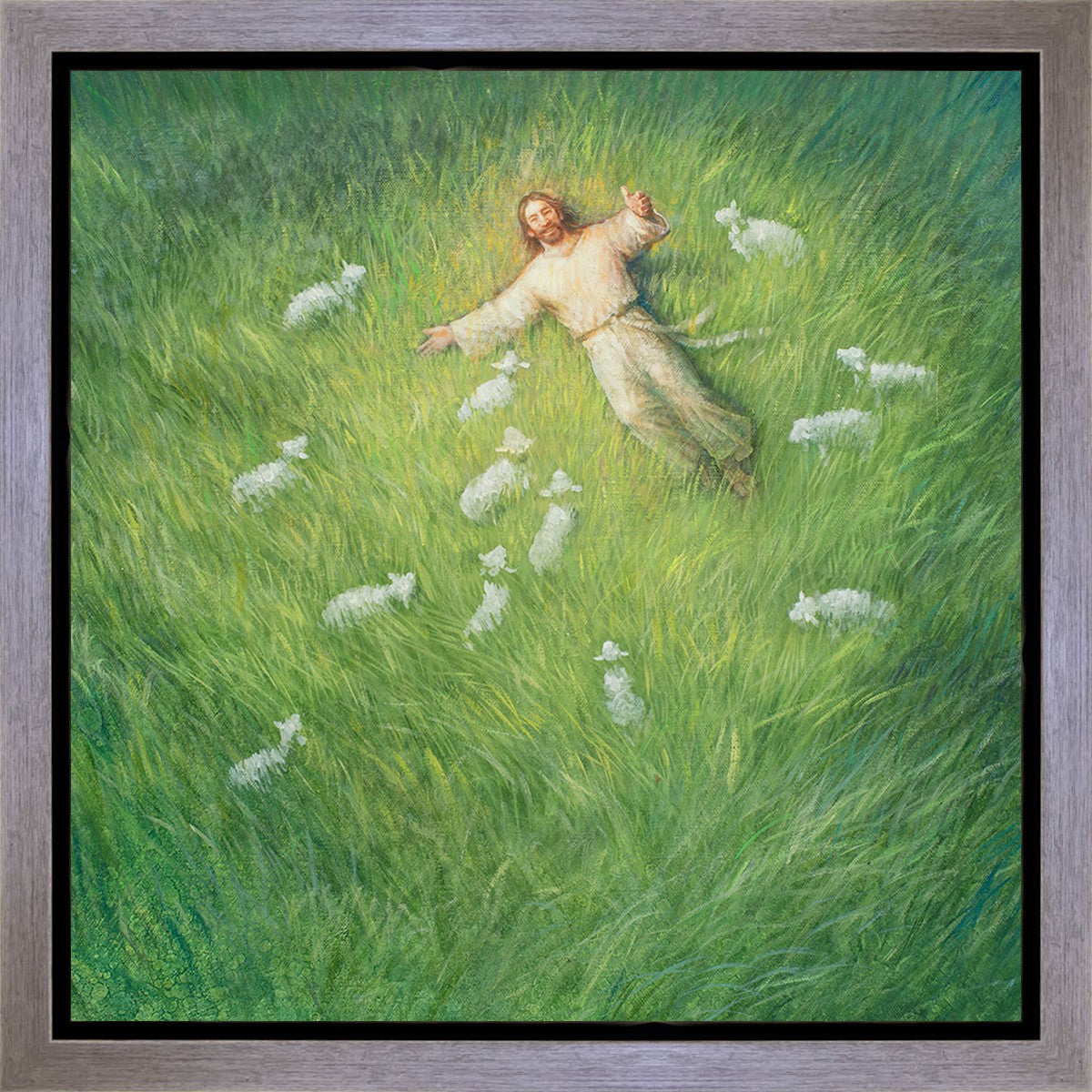 Premium Lie Down Gallery Wrap Canvas - Soft & Comfortable for Bedroom, Nursery, or Living Room Decor - Perfect for Relaxation and Stylish Home Interior Design