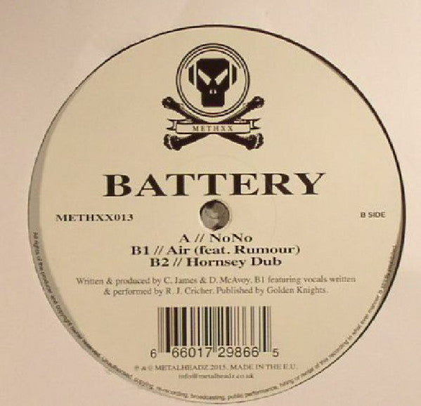 Battery Nono / Air / Hornsey Dub / Drop Metalheadz – METHXX013 | High-Quality Electronic Music Vinyl for DJs & Collectors | Perfect for Clubs & Home Listening