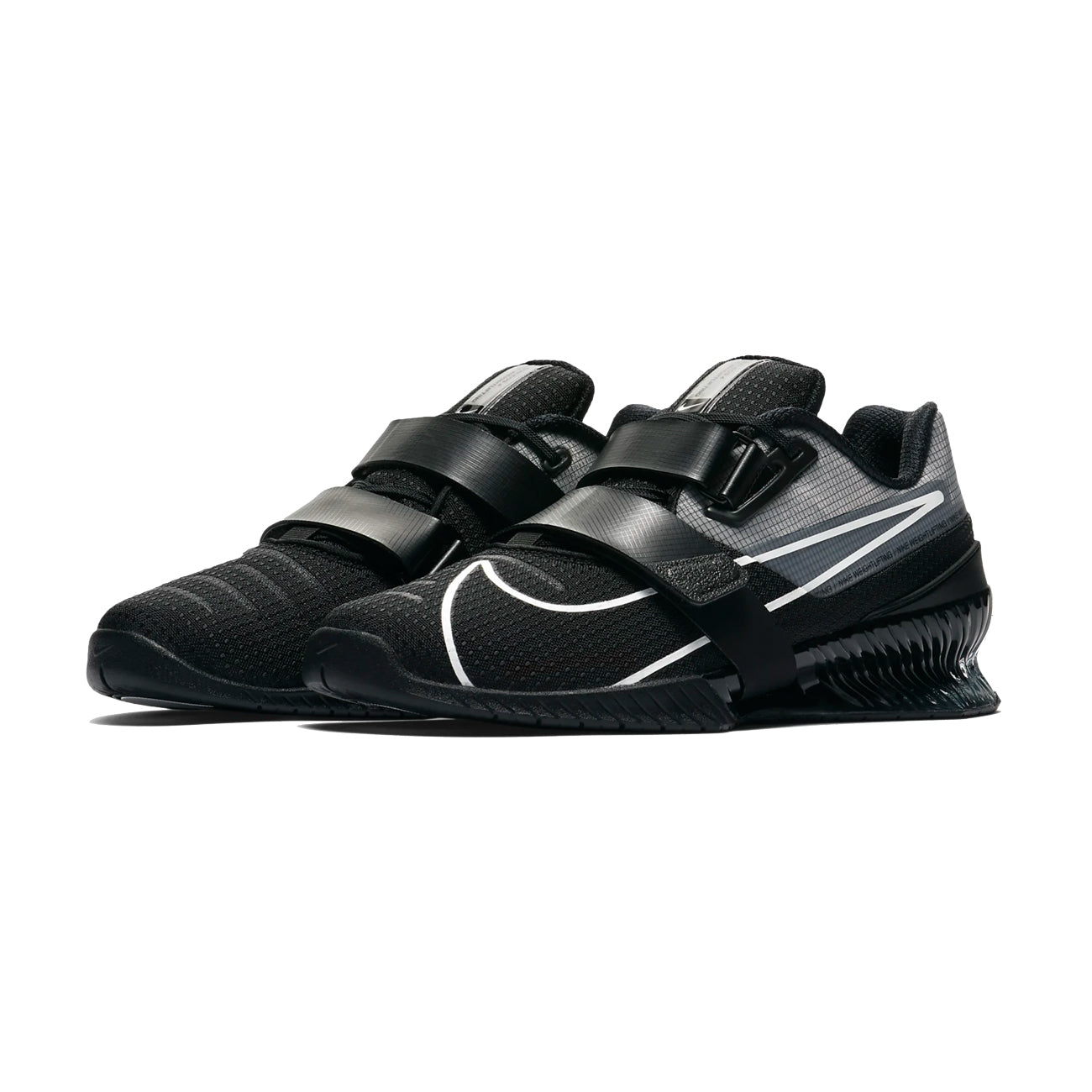 Nike Romaleos 4 Weightlifting Shoes for Men & Women - Black | Powerlifting, CrossFit & Olympic Lifting Gym Training Footwear