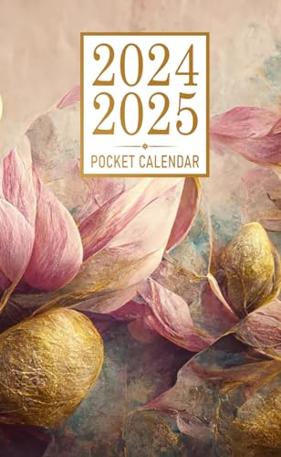 2024-2025 Pocket Calendar Planner | Two-Year Monthly Organizer Jan 2024-Dec 2025 | Compact Purse Size | Perfect for Scheduling, Gift Giving & Daily Planning