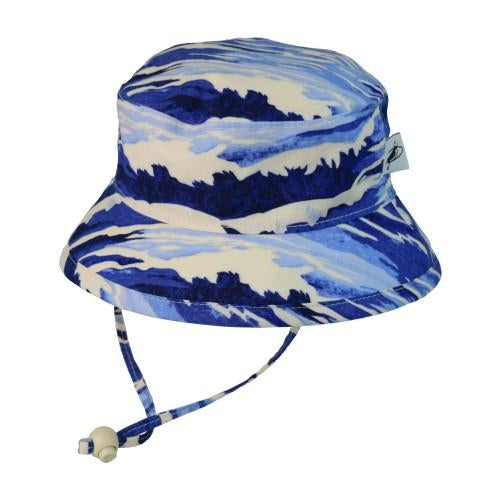 Puffin Gear Blue Surf Cotton Camp Hat - Lightweight & Breathable for Outdoor Adventures, Beach, Hiking & Travel