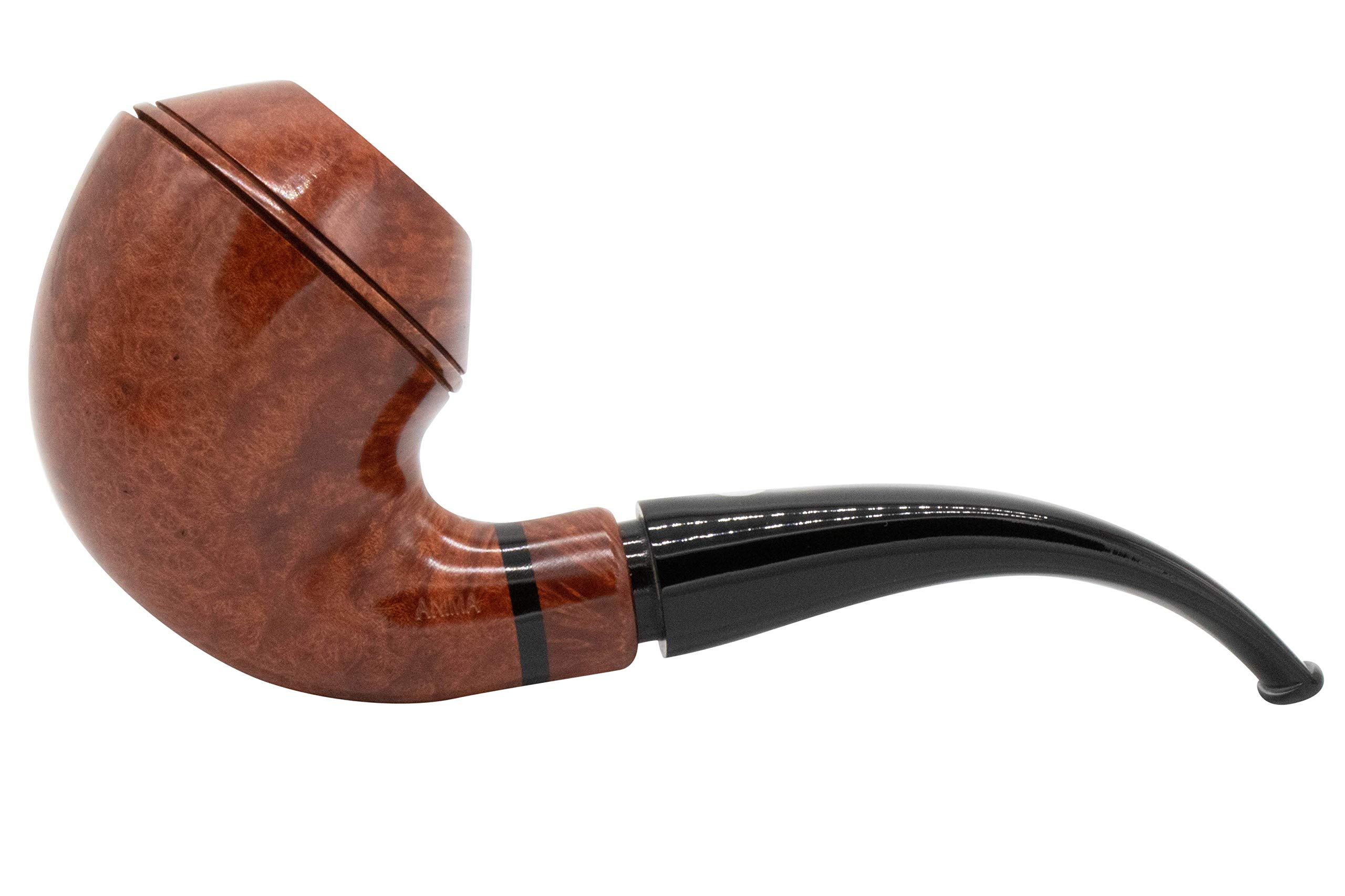 Mastro De Paja Anima Light 05 Smooth Rhodesian Tobacco Pipe - Premium Handcrafted Smoking Pipe for Relaxation & Pipe Collectors - Perfect for Home Use, Gifts & Tobacco Enthusiasts
