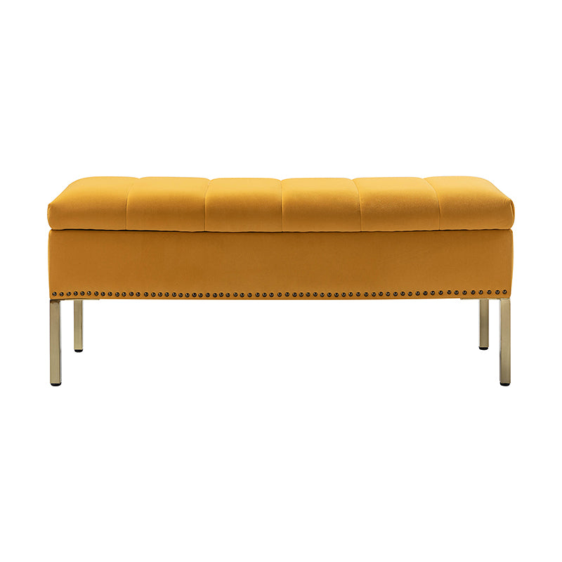 Egmund Upholstered Flip Top Storage Bench - Stylish Ottoman with Hidden Storage for Bedroom, Living Room & Entryway - Perfect for Home Organization & Extra Seating