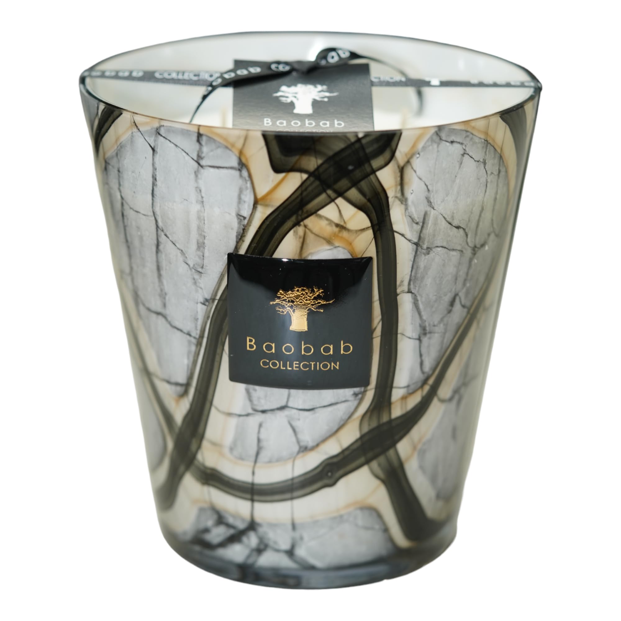 Baobab Collection - Luxury Marble Stone Max16 Scented Candle for Home Decor & Relaxation | Perfect for Living Room, Bedroom, and Spa Ambiance