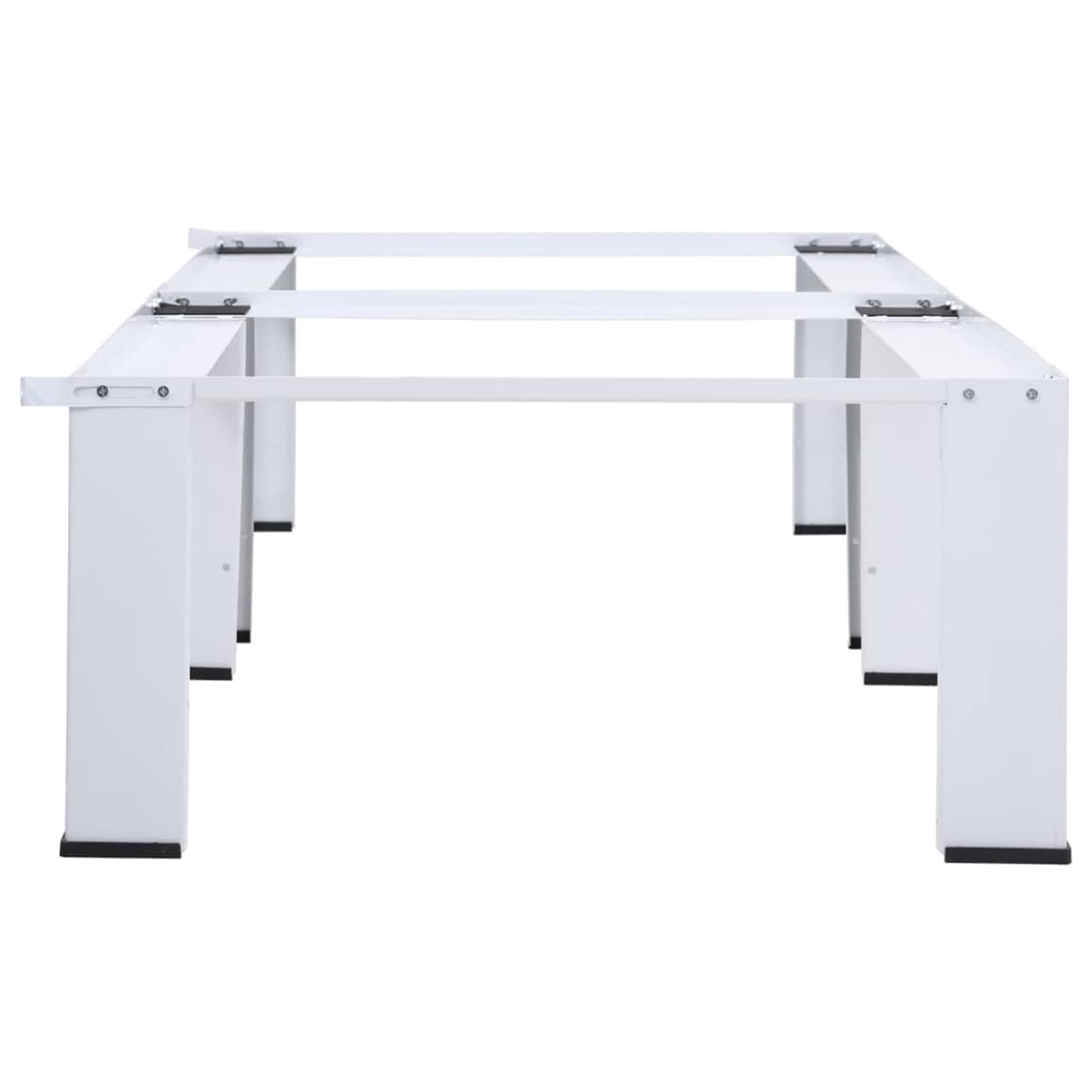 Bopdu 2-Pack Washing Machine Pedestal Stand with Storage Shelf - Stackable Base for Washer & Dryer, White - Perfect for Laundry Room Organization & Space Saving